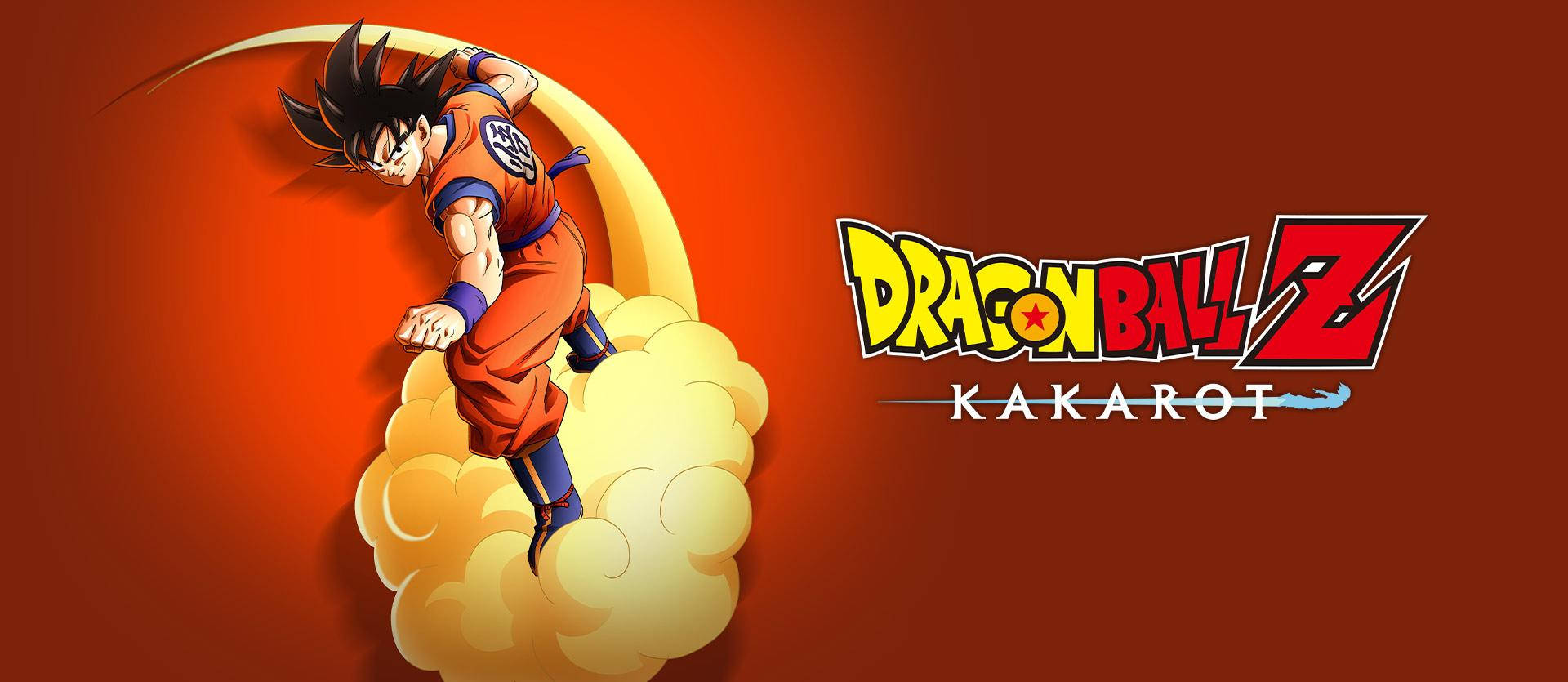Логотип DBZ с изображением Гоку Обои