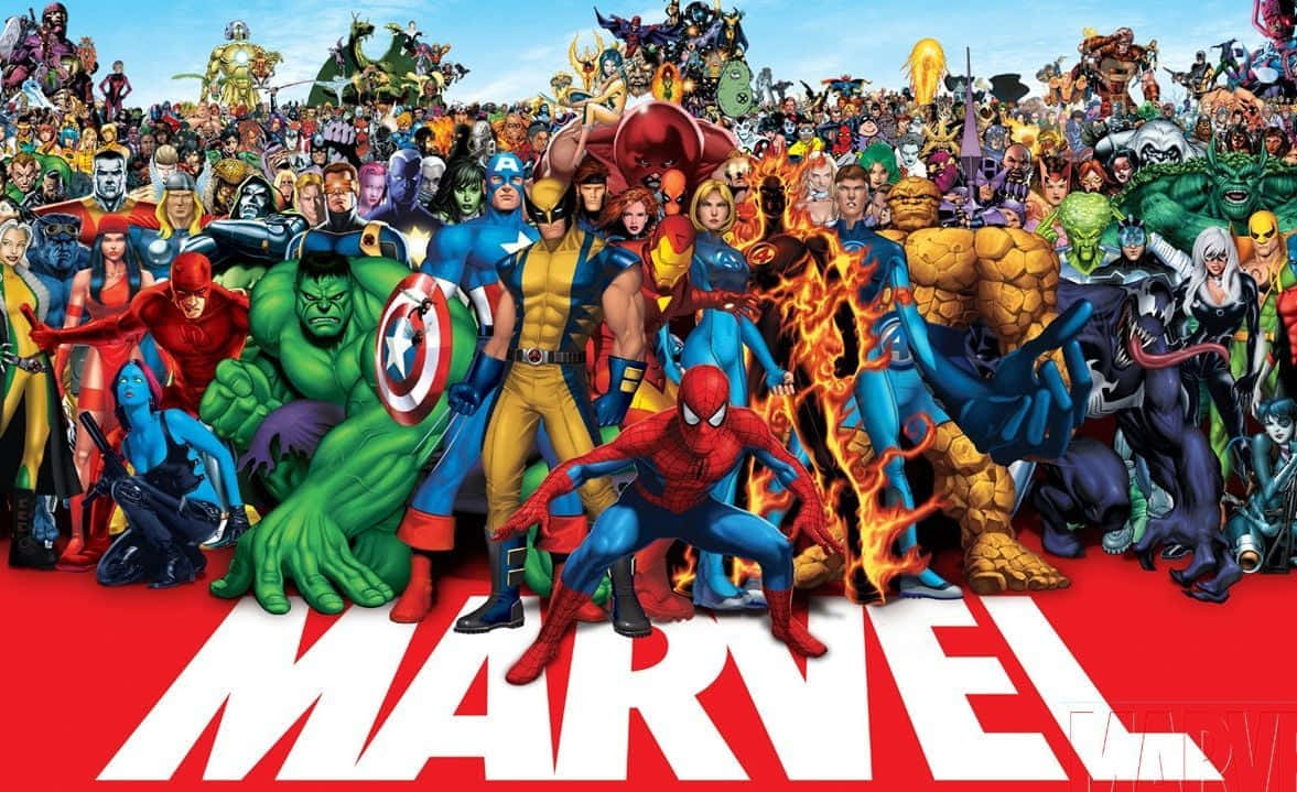 Супергерои и злодеи DC и Marvel для iPad Обои