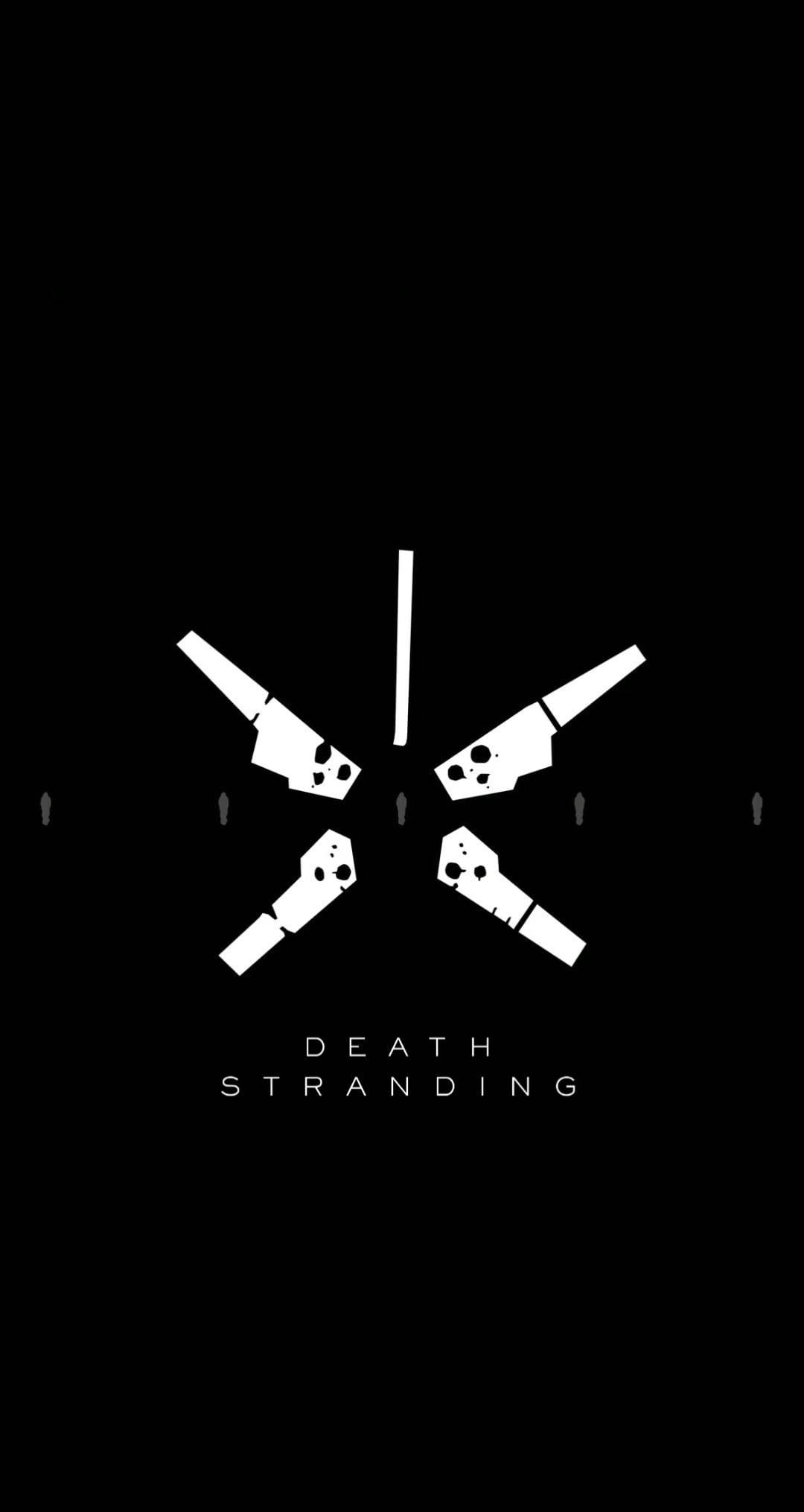 Death Stranding минималистичный арт iPhone Обои