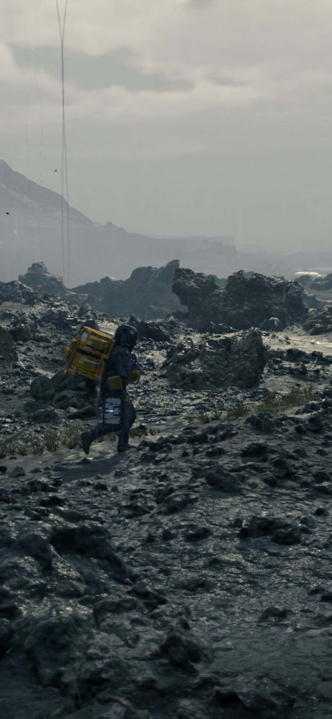 Исследуйте постапокалиптический мир Death Stranding на вашем iPhone X! Обои