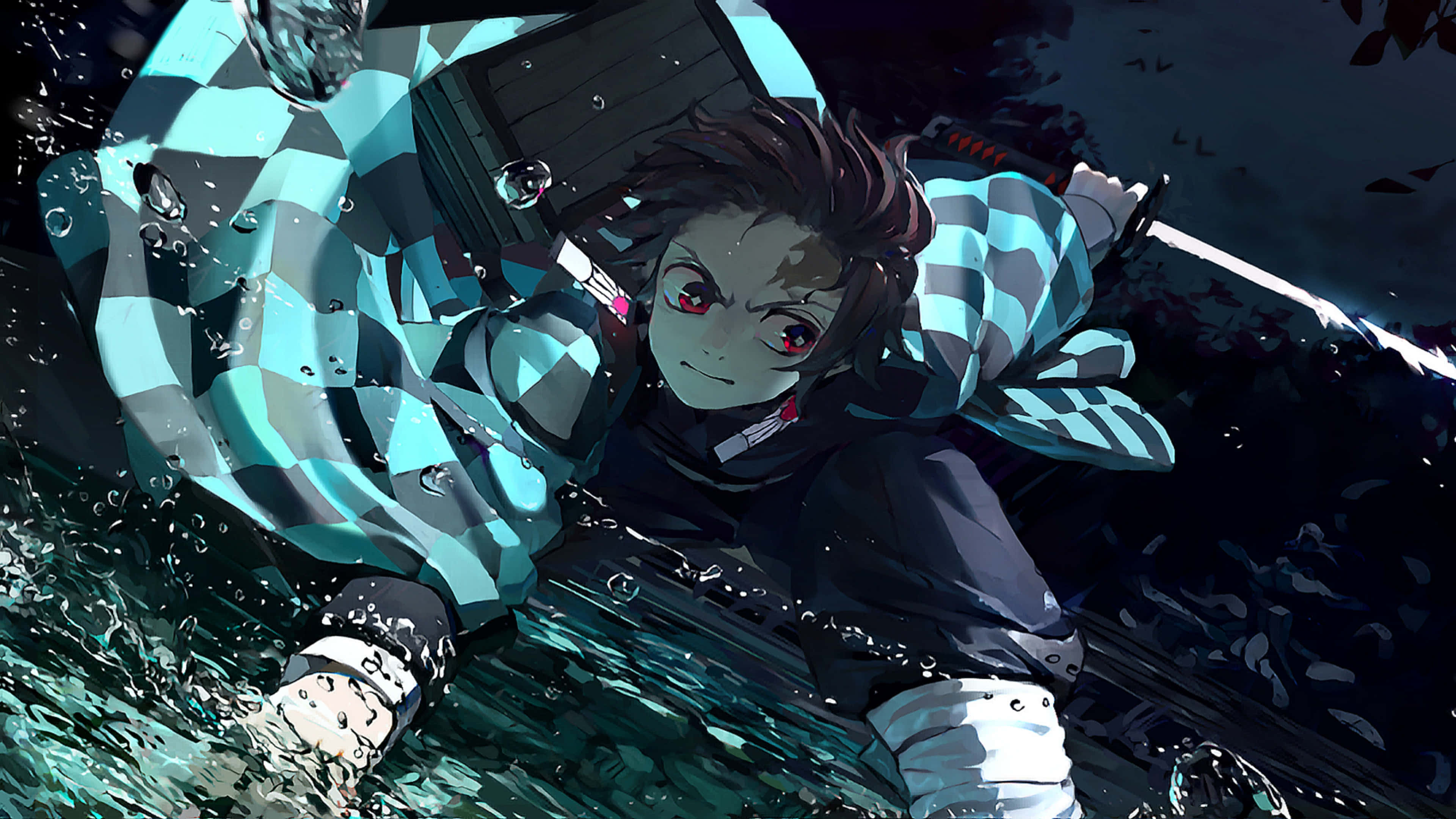 Погрузитесь в визуально завораживающий мир Demon Slayer 4K Обои