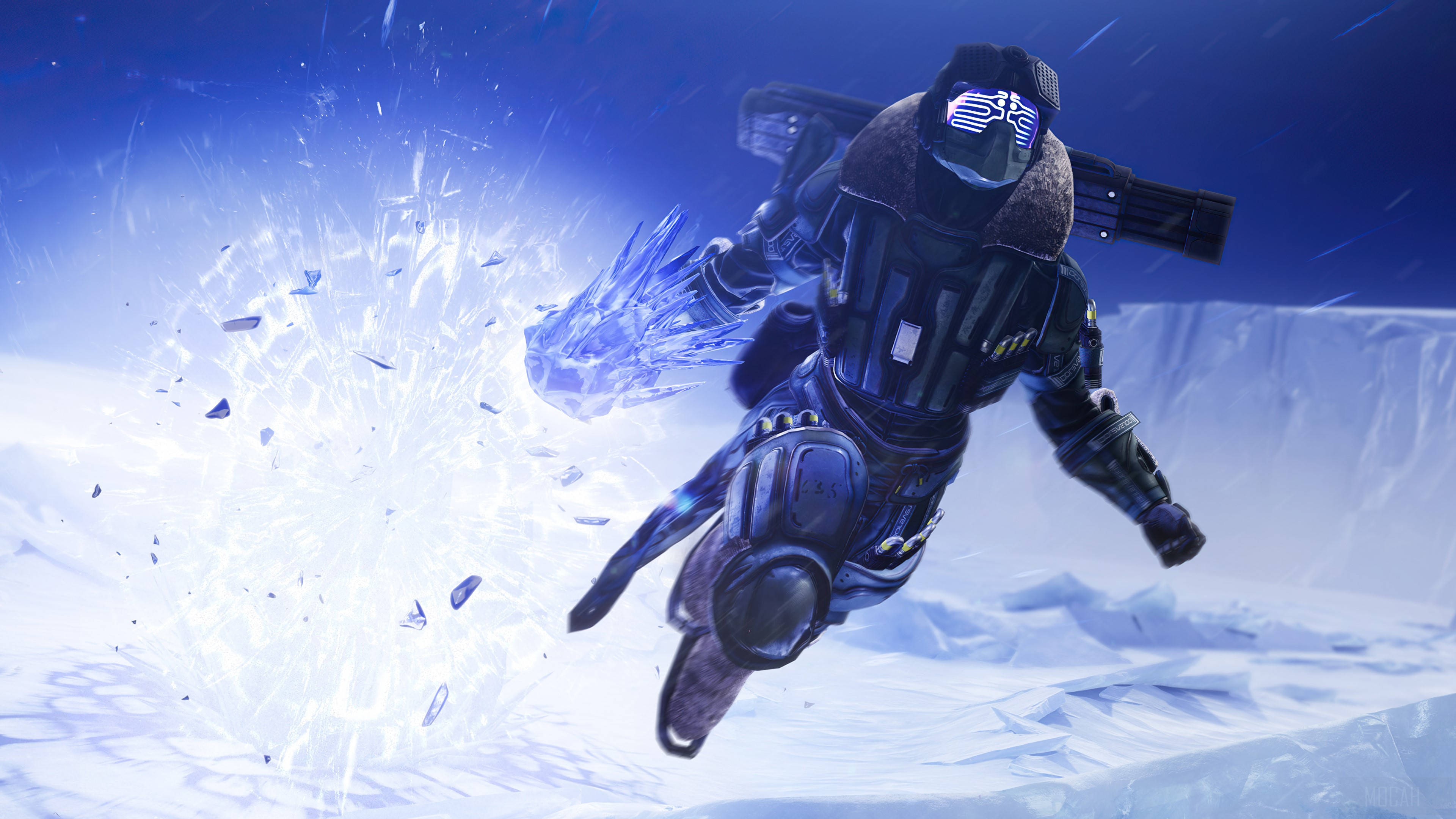 Destiny 2 Beyond Light Персонаж в полете Обои