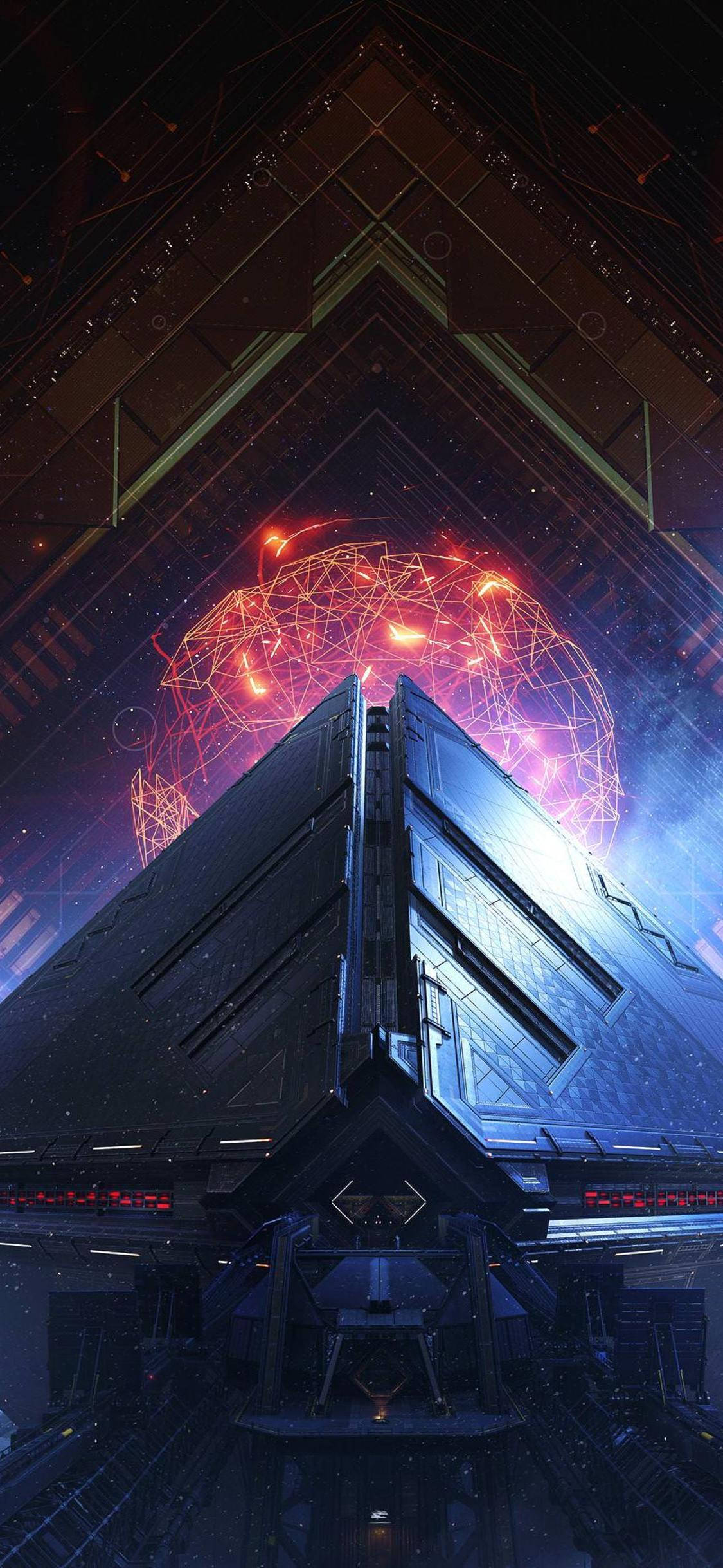 Destiny 2 iPhone Pyramidion 3D Обои