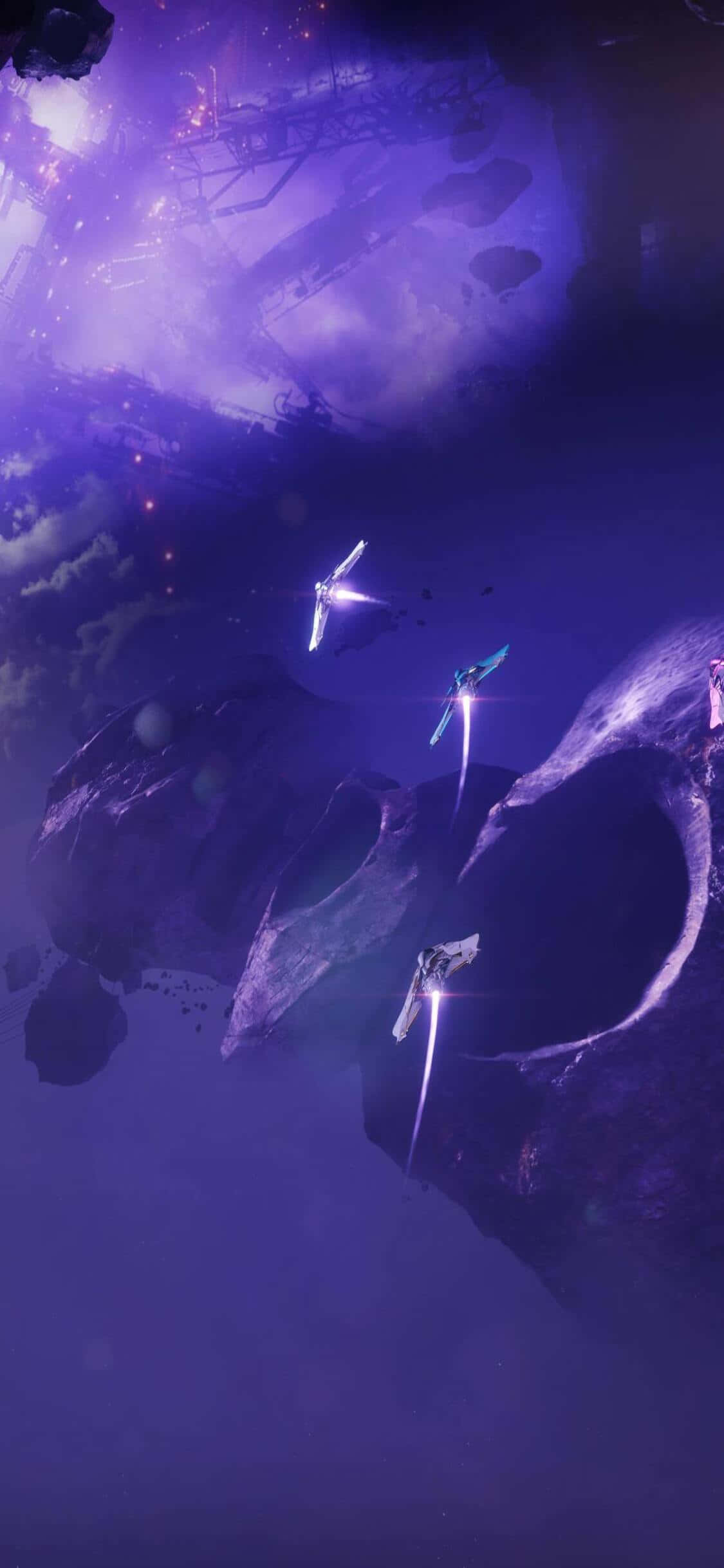 Погрузитесь в мир Destiny 2 с новым iPhone Xs Обои