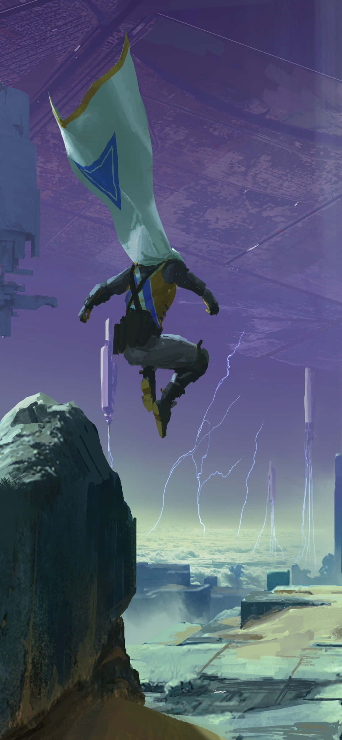 Не упустите ни мгновения эпического приключения Destiny 2 на вашем iPhone Xs Обои