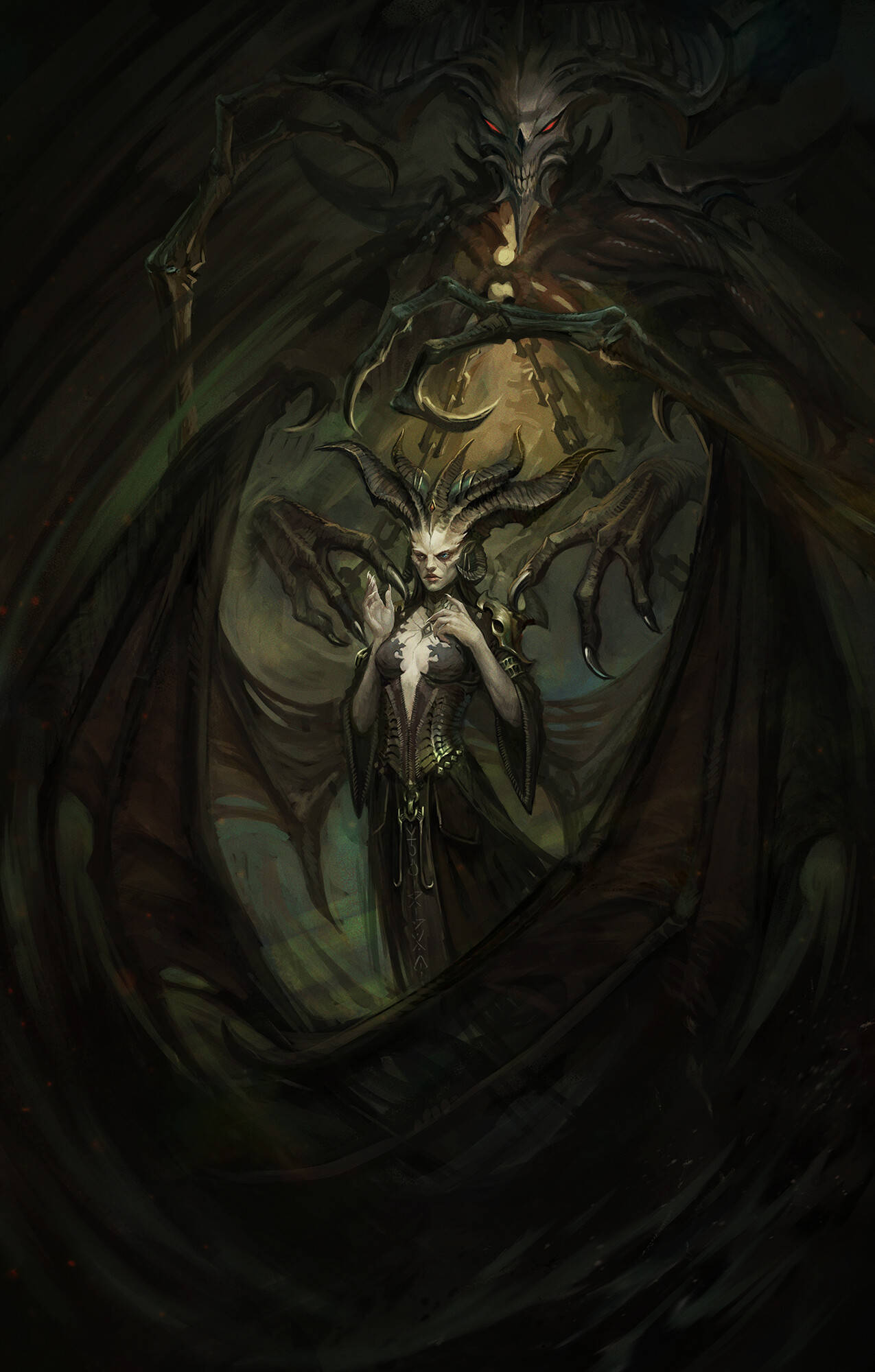 Когти Лилит из Diablo 4 Обои