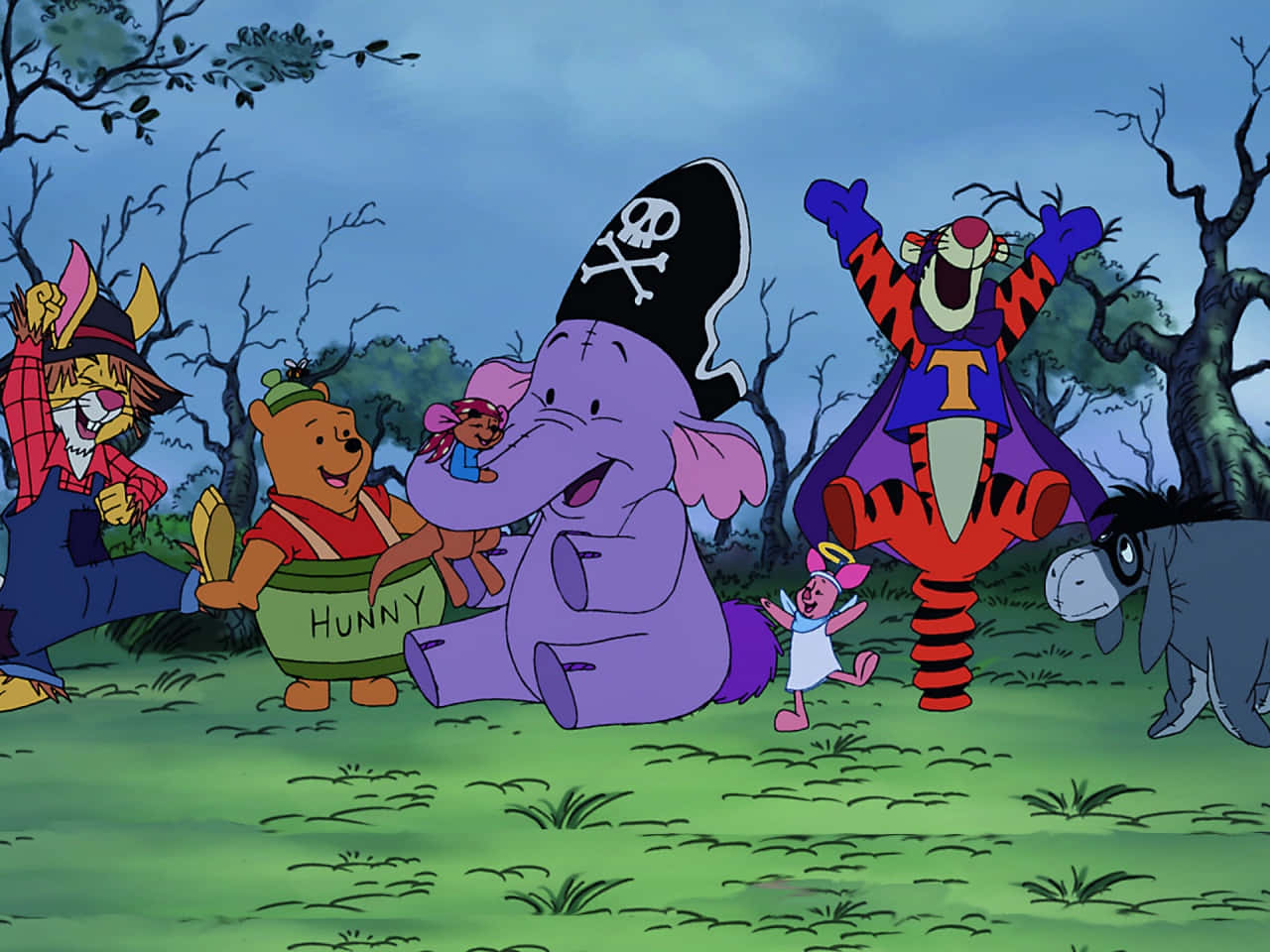 Волшебная ночь Хэллоуина с Disney Обои