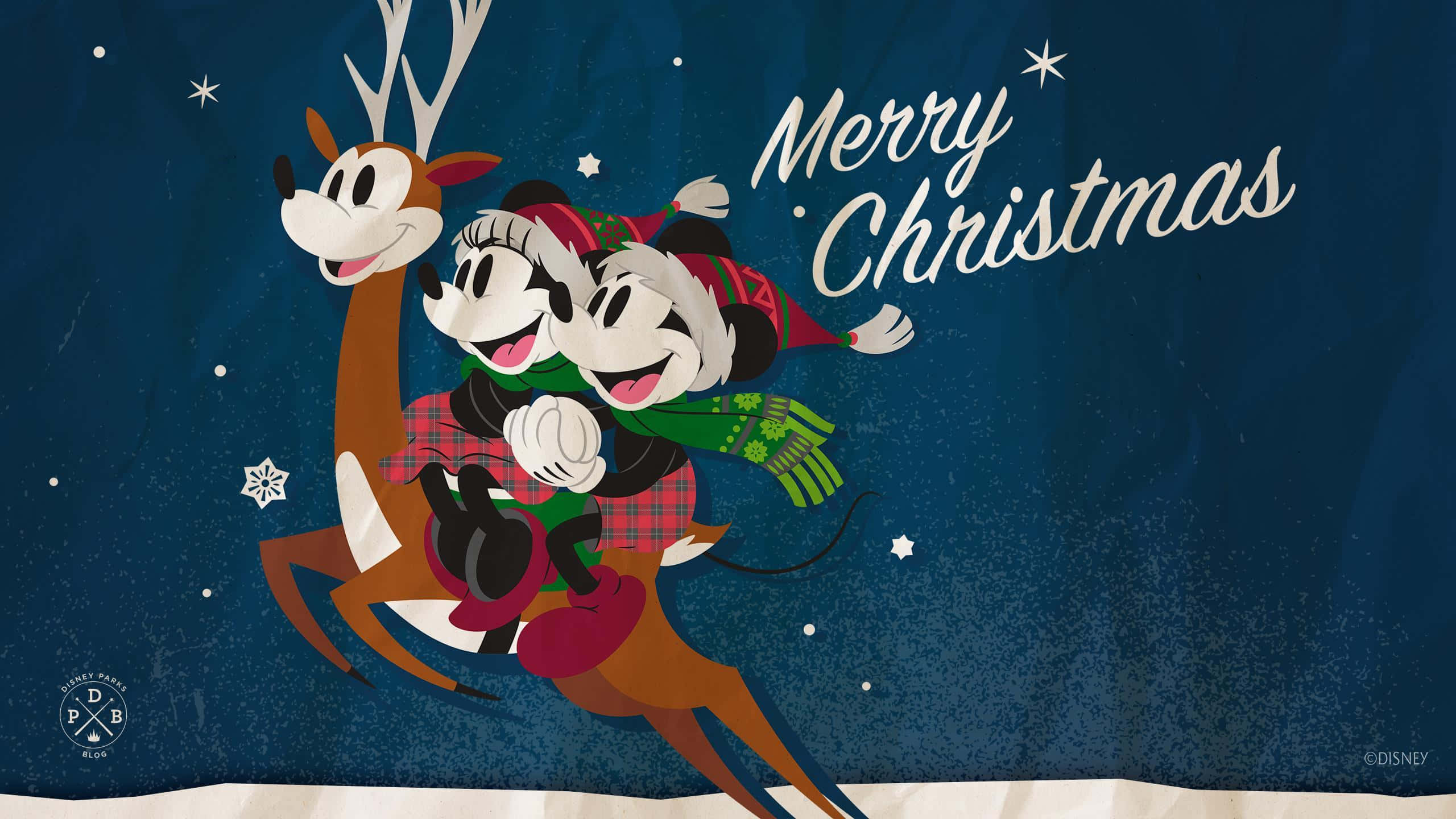 Начните волшебный рождественский сезон с Disney Christmas! Обои