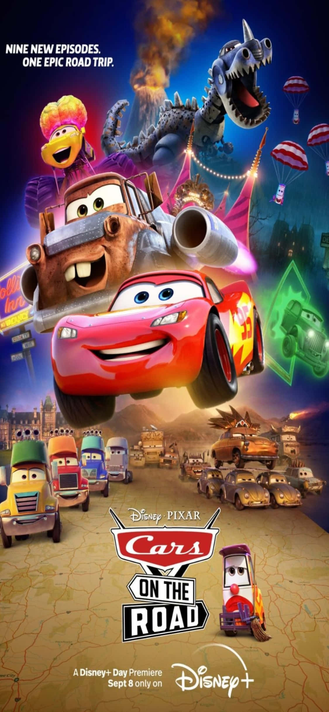 Анимационный фильм Disney iPhone X Cars фон Обои