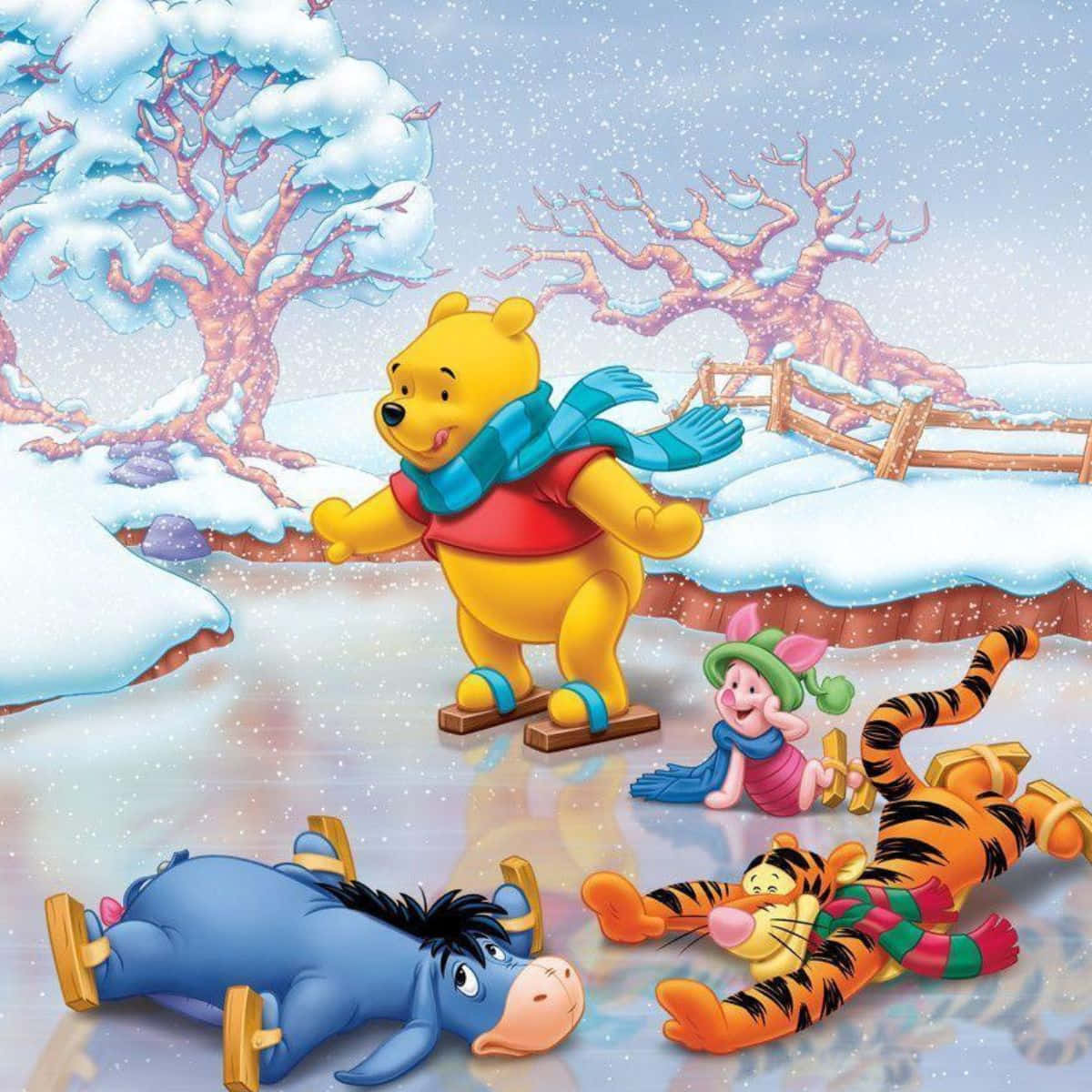 Отпразднуйте волшебство Рождества с Disney Обои