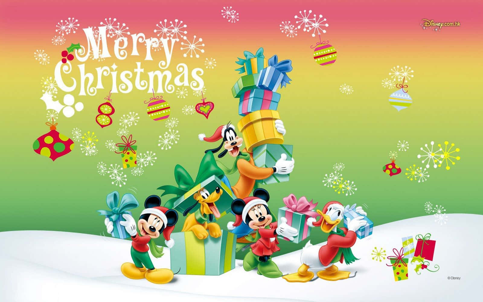 Проведите праздники в Disney и ощутите волшебство! Обои