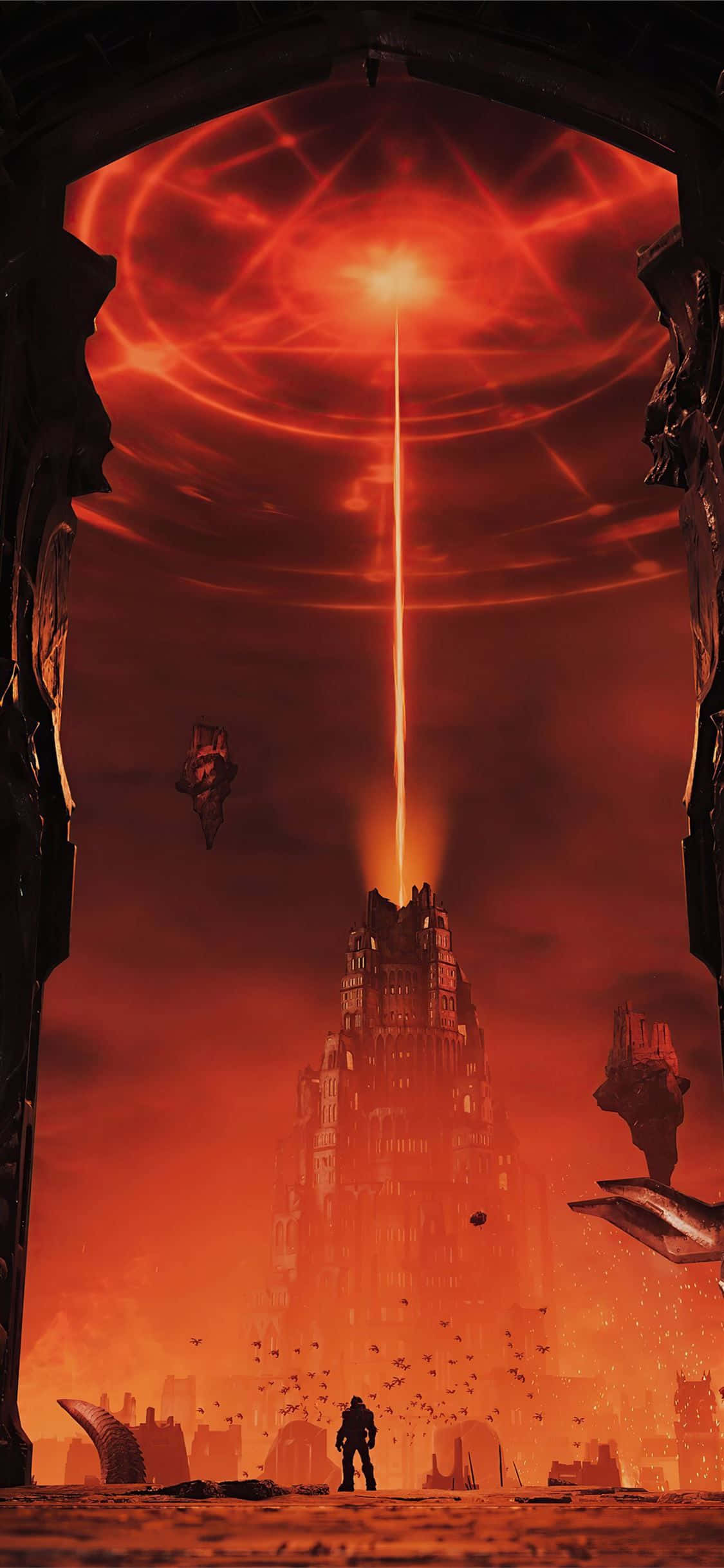 Палач ада в действии в Doom Eternal Обои