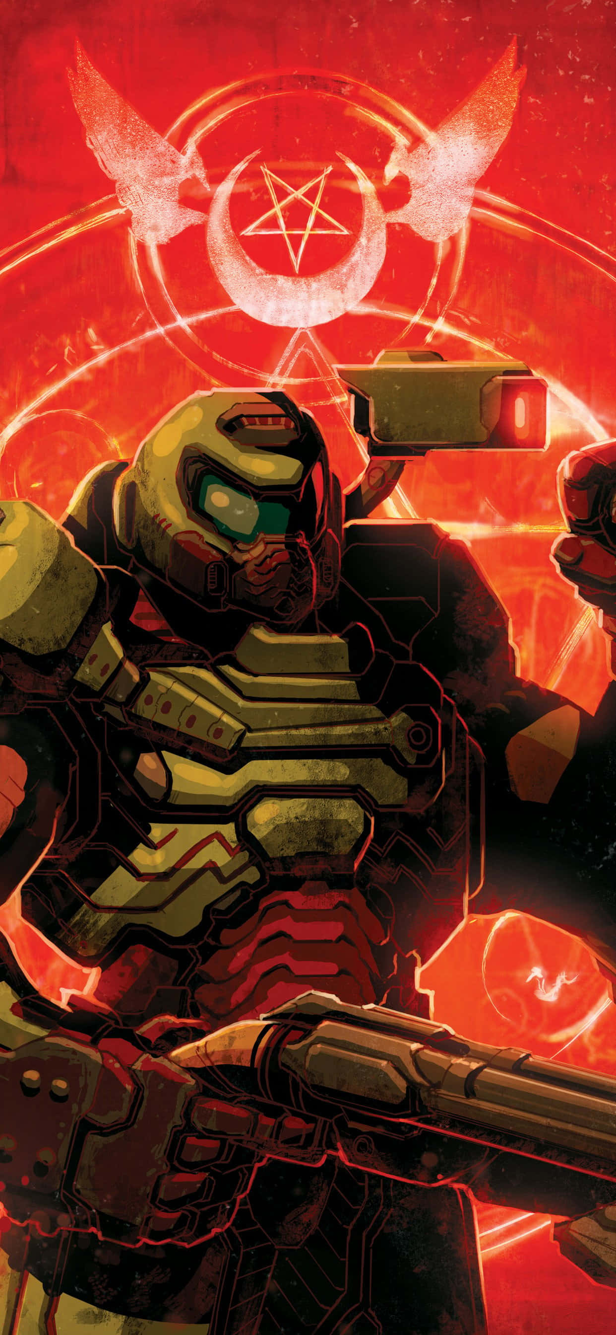 Испытайте Doom Eternal на своем Айфоне Обои