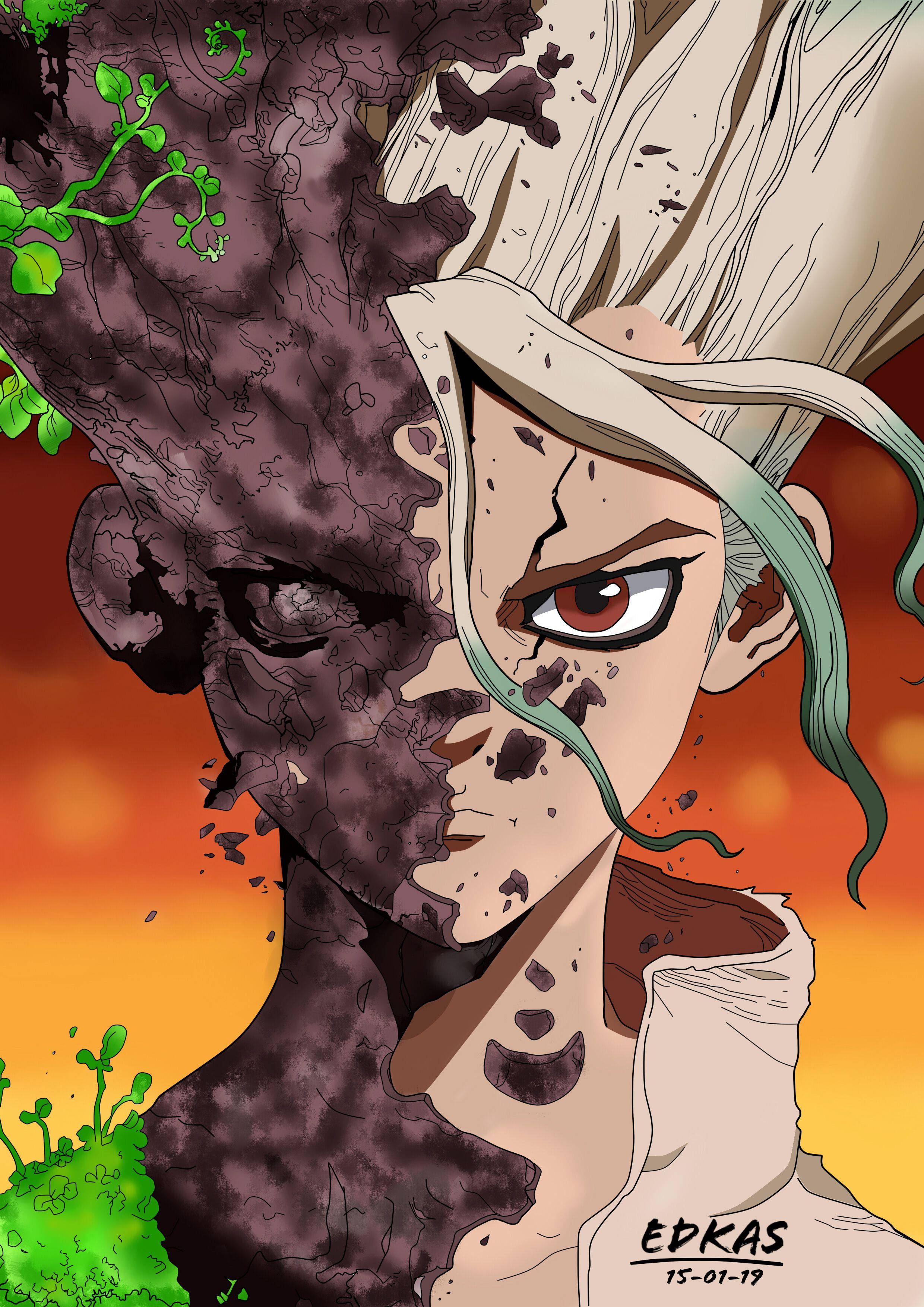 Сэнку Исигами в Dr Stone Обои