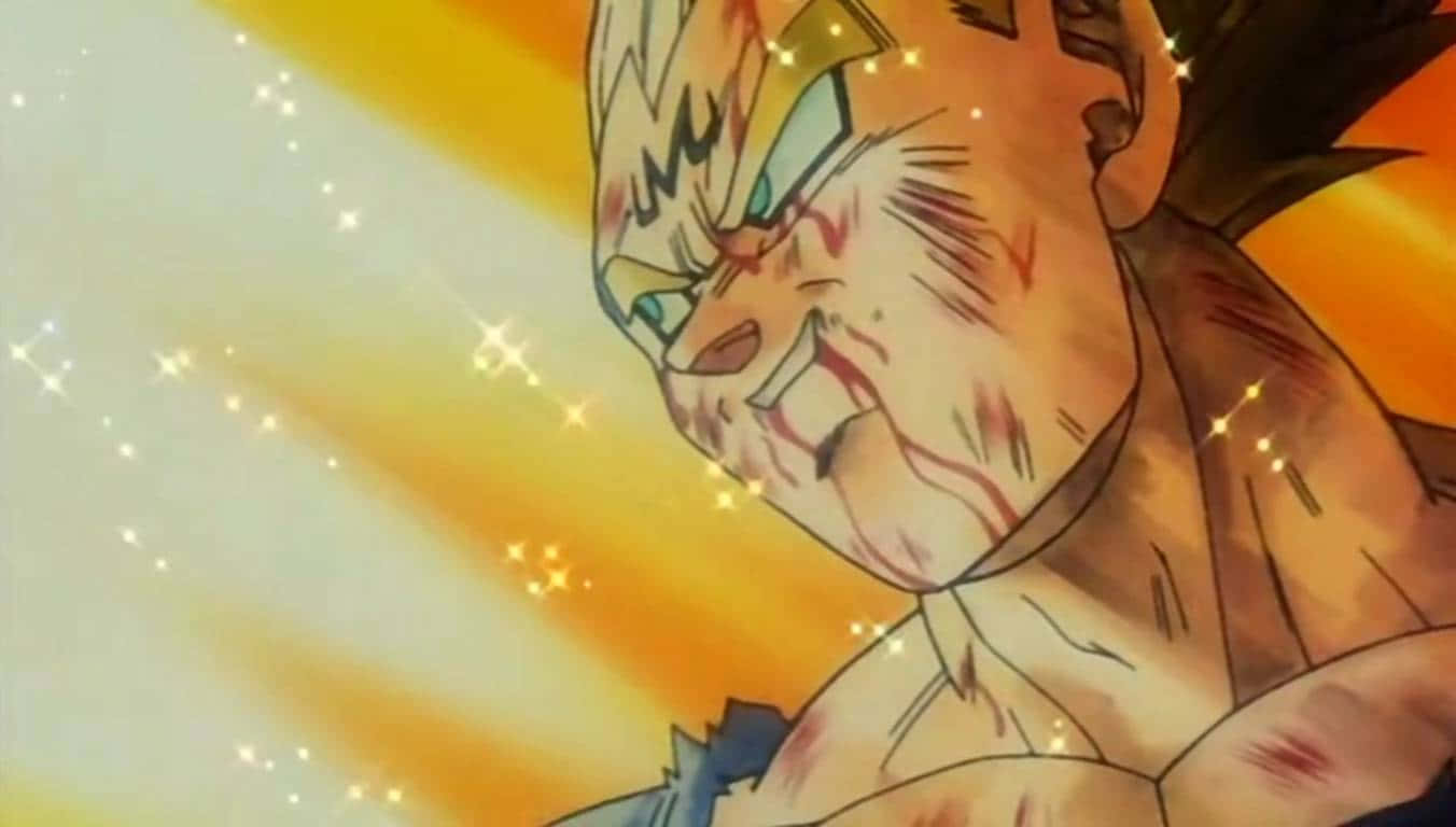 Улыбка раненого Маджин Вегеты из Dragon Ball Обои