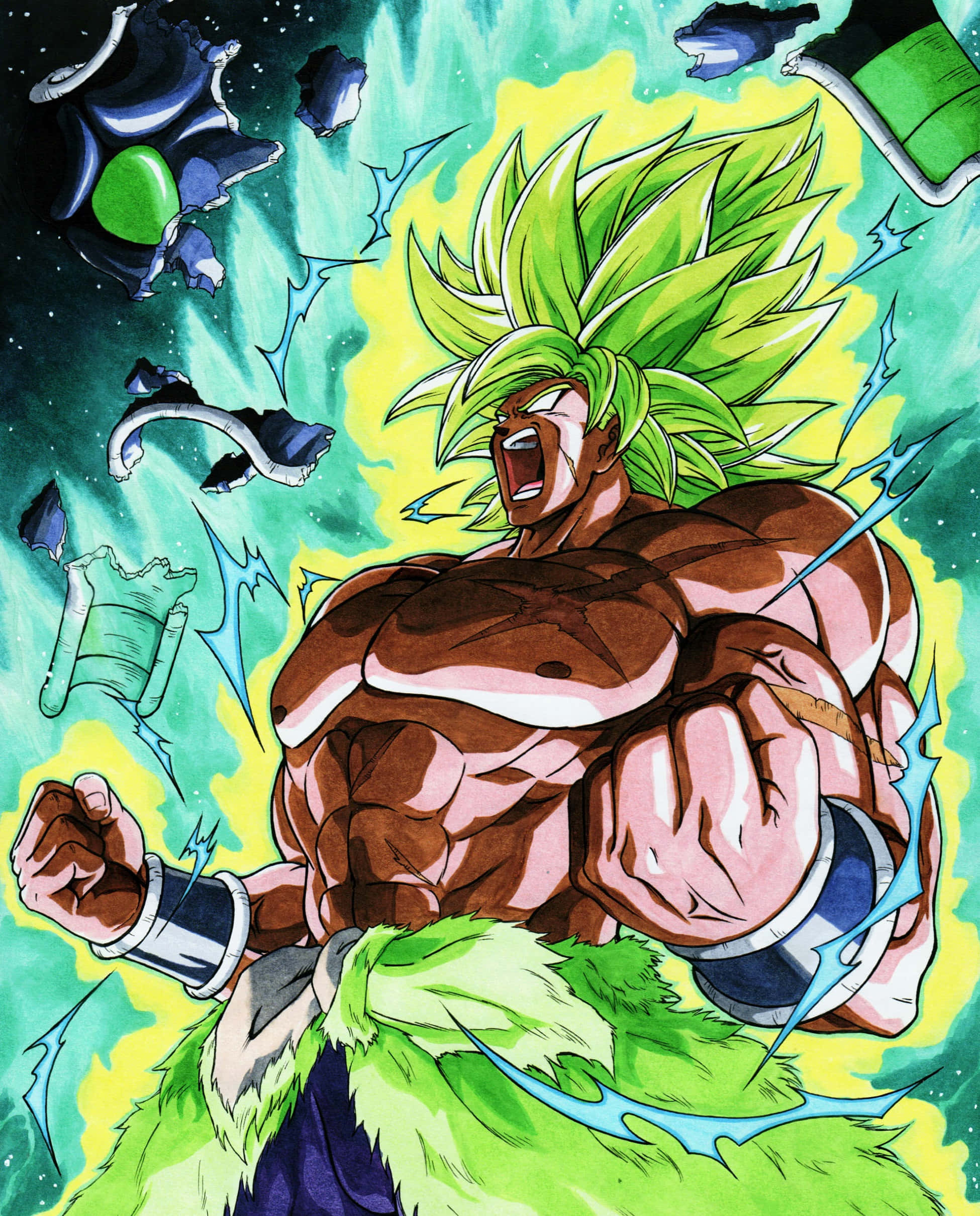 Эпический воин - Dragon Ball Super Броли Обои
