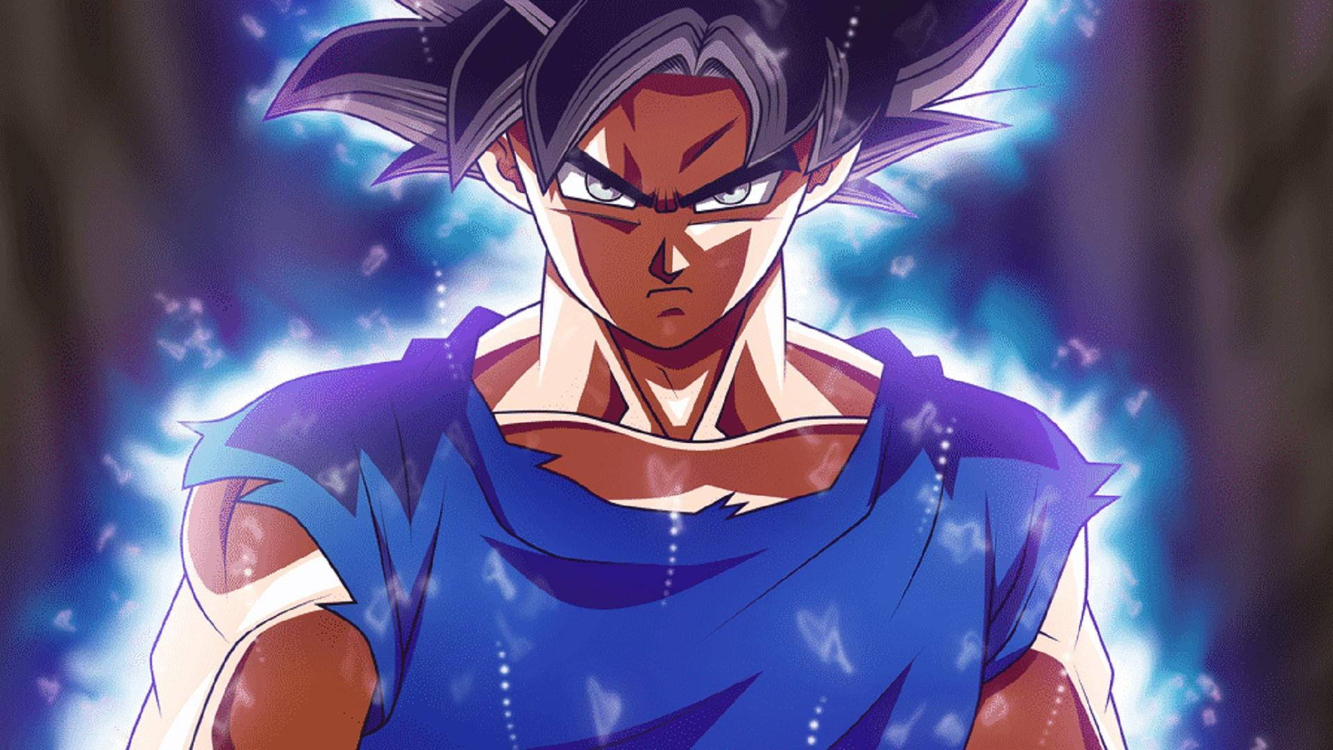 Яростный Гоку из Dragon Ball Super в эстетике Обои