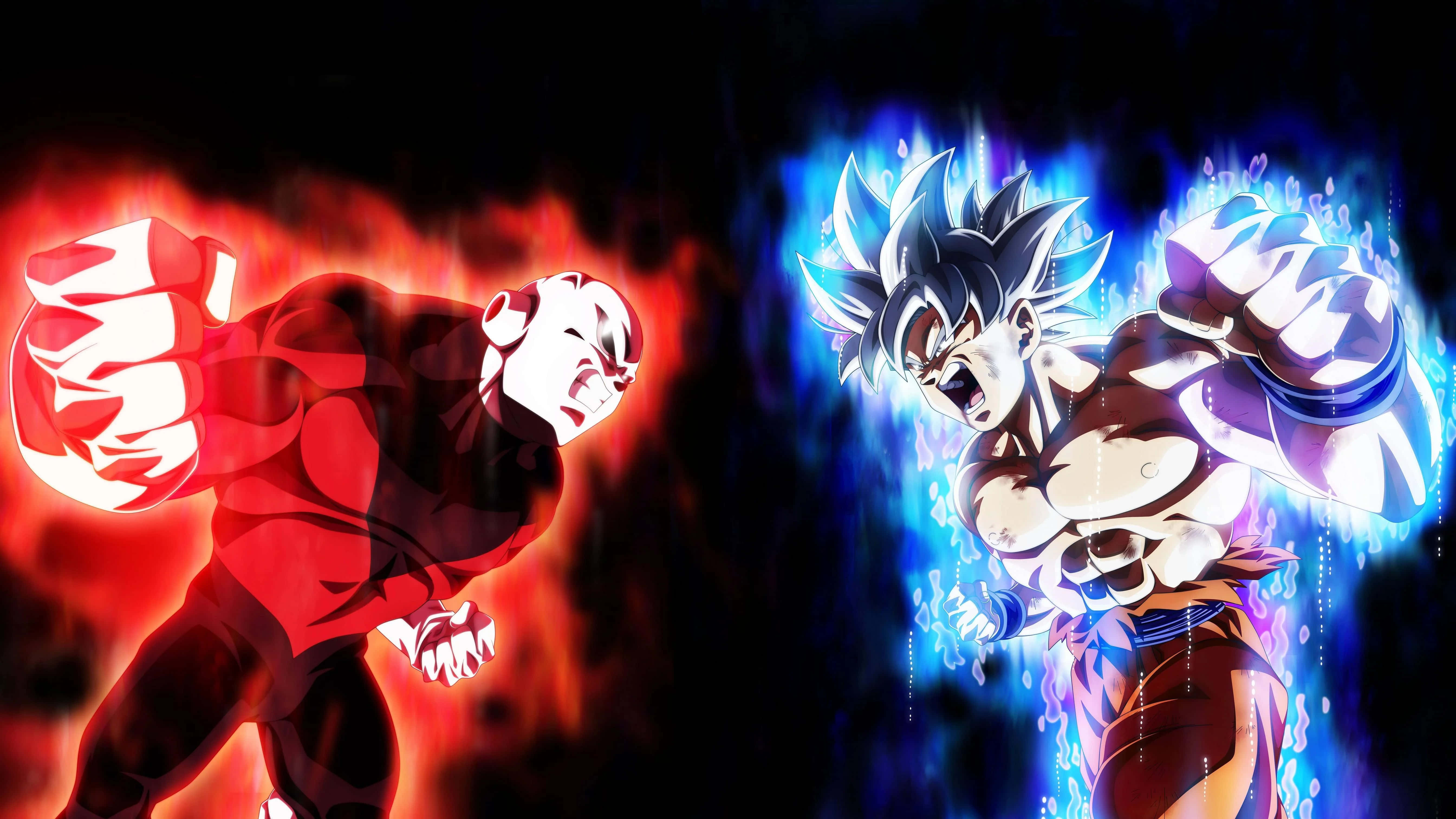 Джирен против Гоку Dragon Ball Super картинка Обои