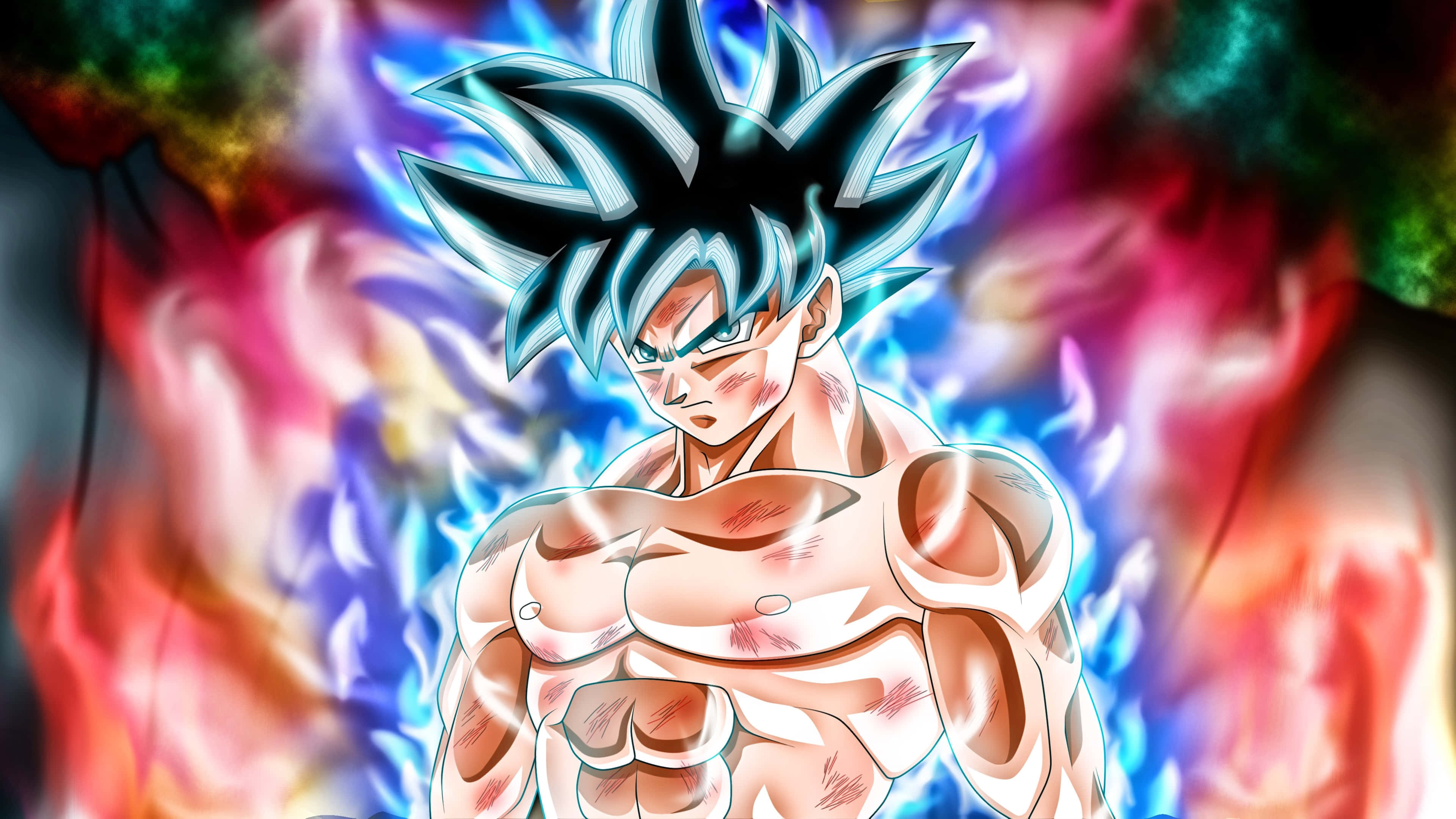 Голубое пламя Dragon Ball Super картинка Обои