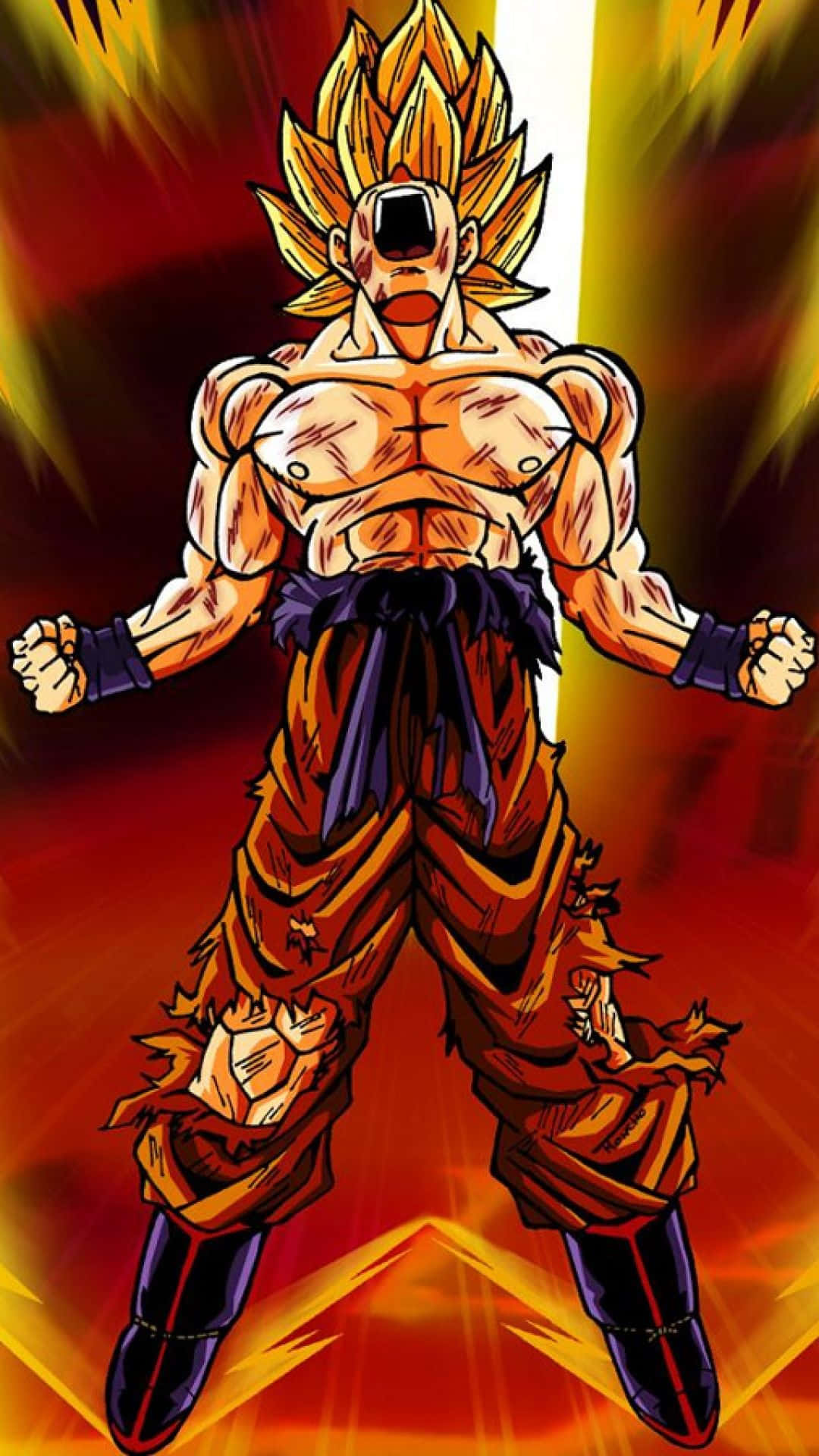 Супер Сайян Гоку Dragon Ball Super iPhone Обои
