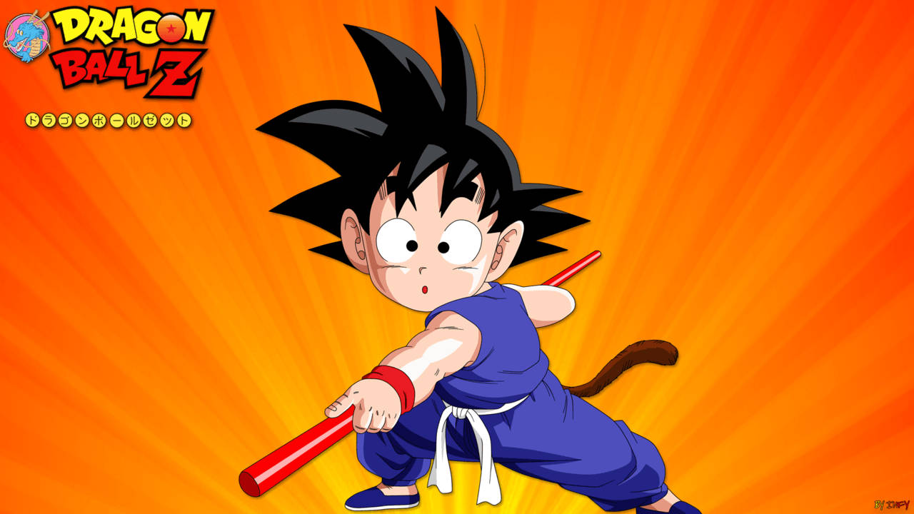 Маленький Гоку в мире Dragon Ball Z Обои