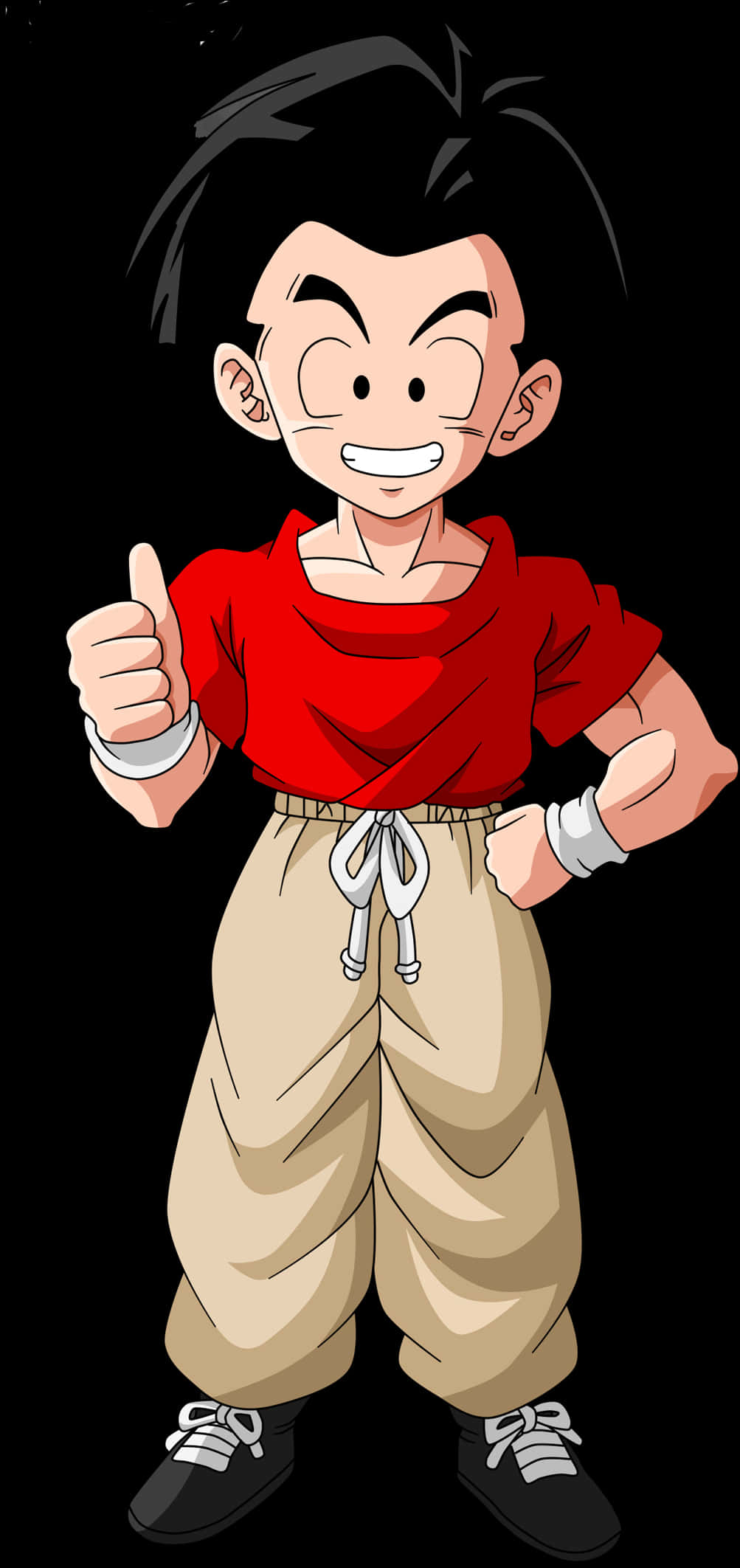 Жест большого пальца вверх от персонажа Dragon Ball Z Обои