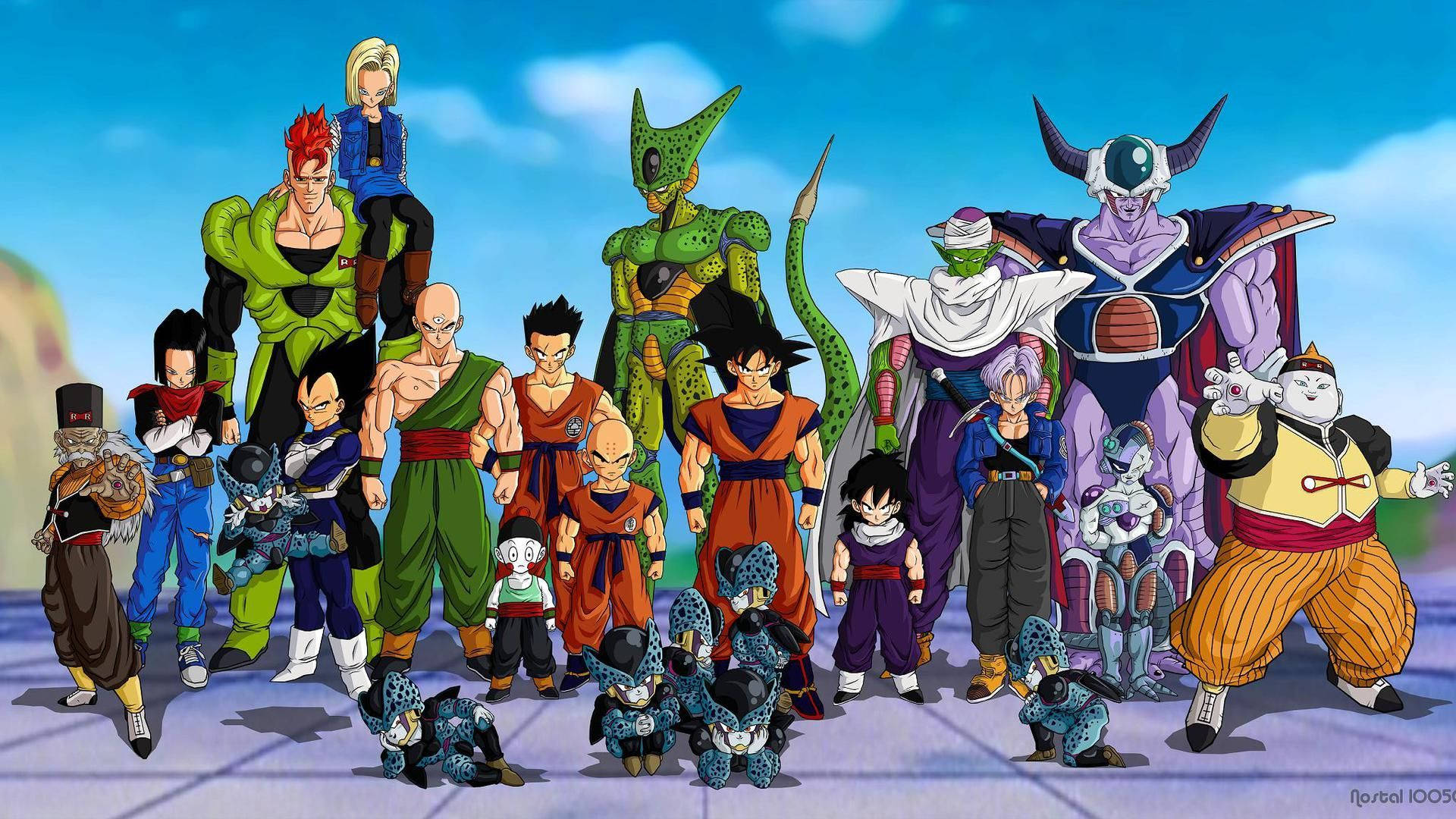 Крутые персонажи Dragon Ball Z Обои