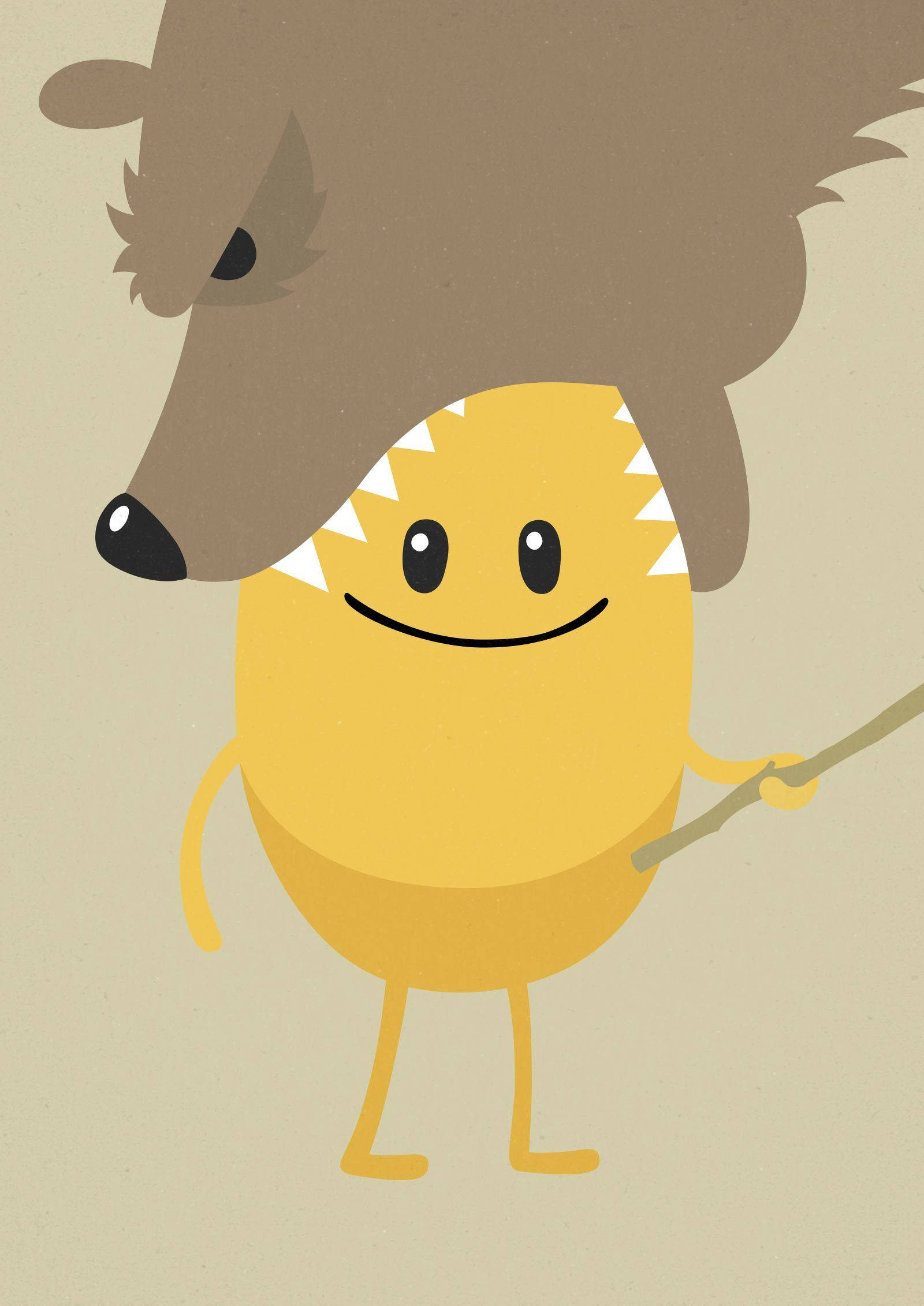 Медведь из Dumb Ways To Die Обои