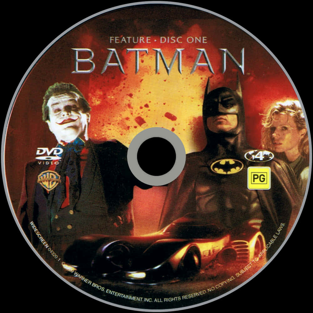 Обложка DVD Бэтмен 1989 Обои