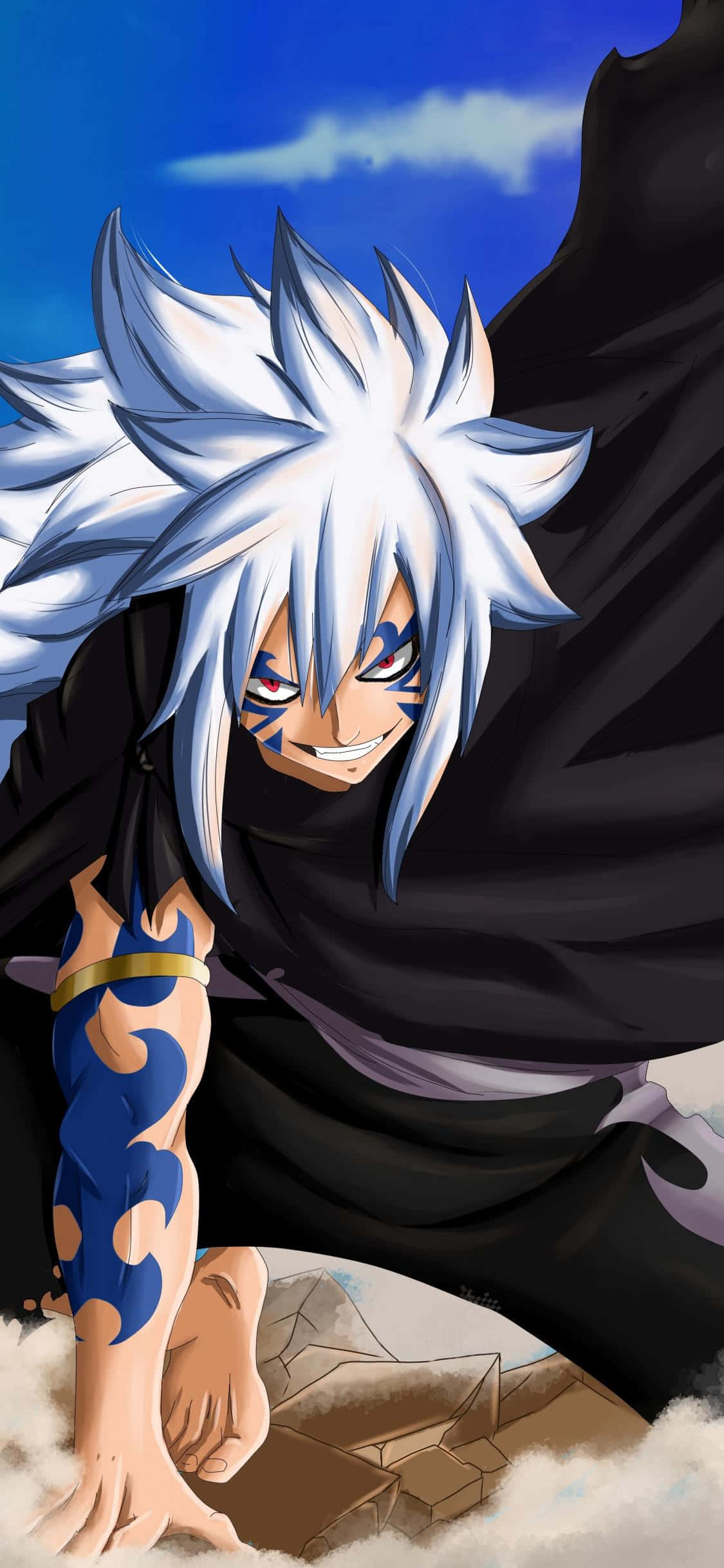 Fairy Tail iPhone Персонаж Акнология Улыбается Обои