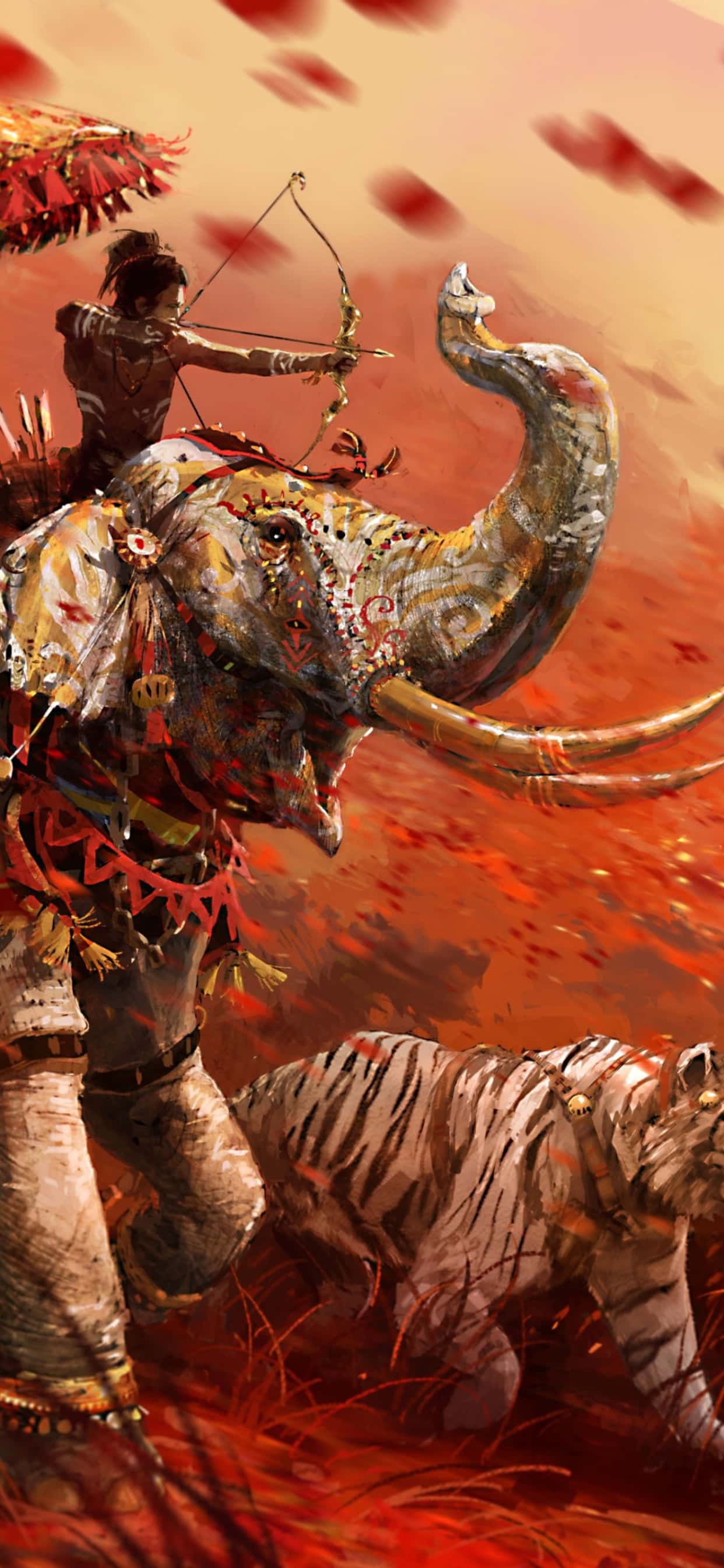 Разрывайте джунгли в Far Cry 4 на iPhone Xs Max Обои