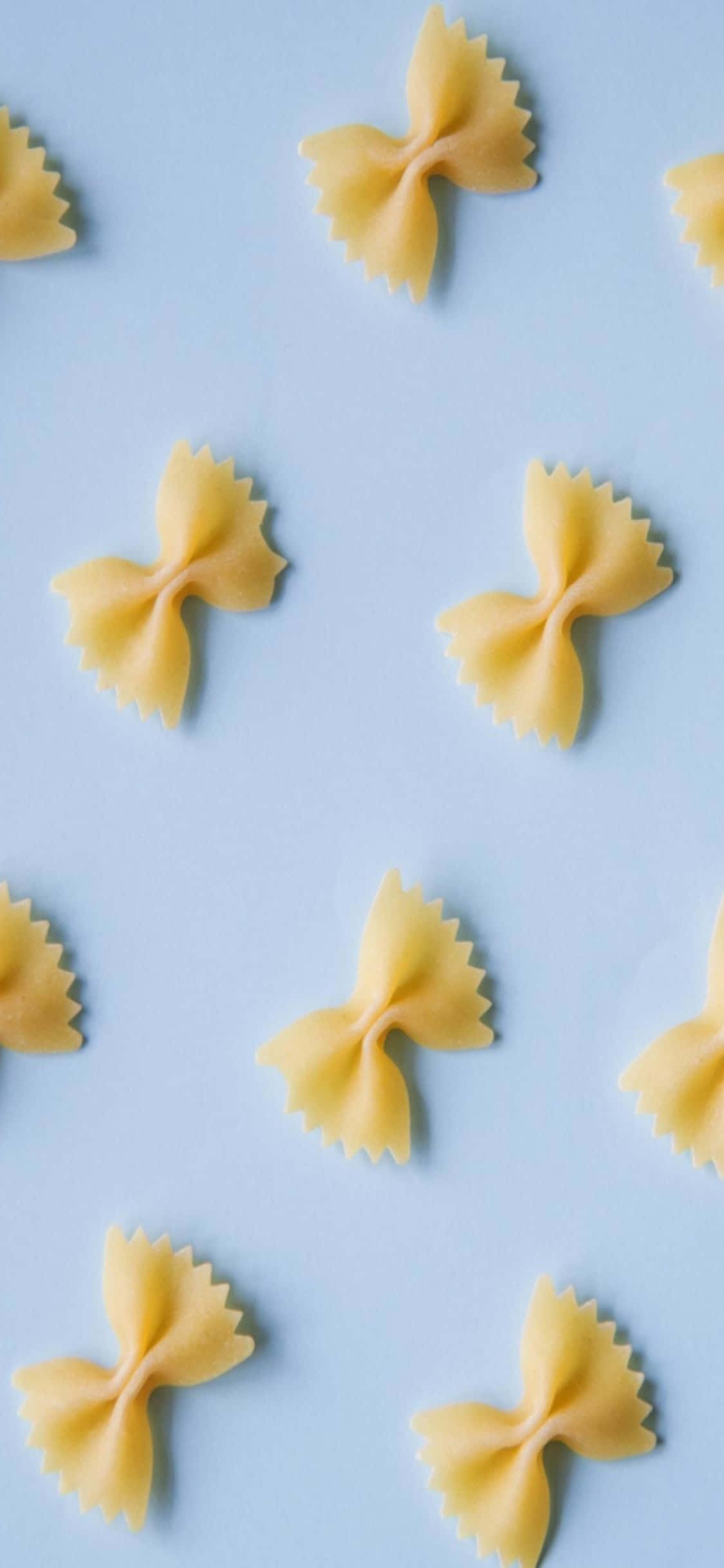 Farfalle iPhone X фон с пастой Обои