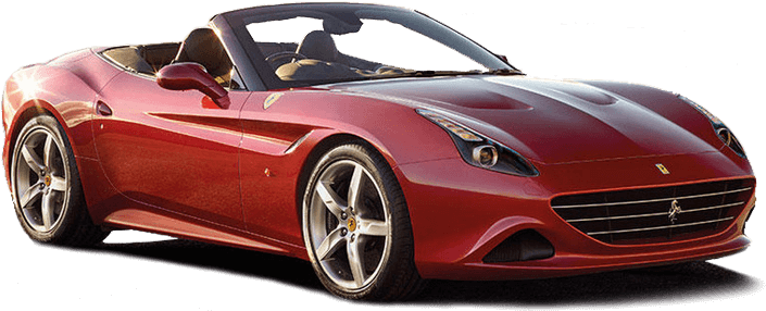 Красный спортивный кабриолет Ferrari Обои