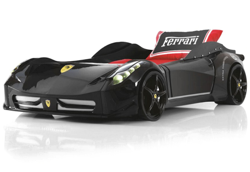 Черный концепт гоночного автомобиля Ferrari Обои