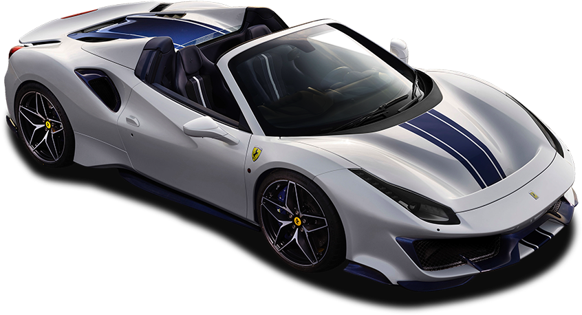 Серебристый спортивный автомобиль Ferrari с откидным верхом Обои