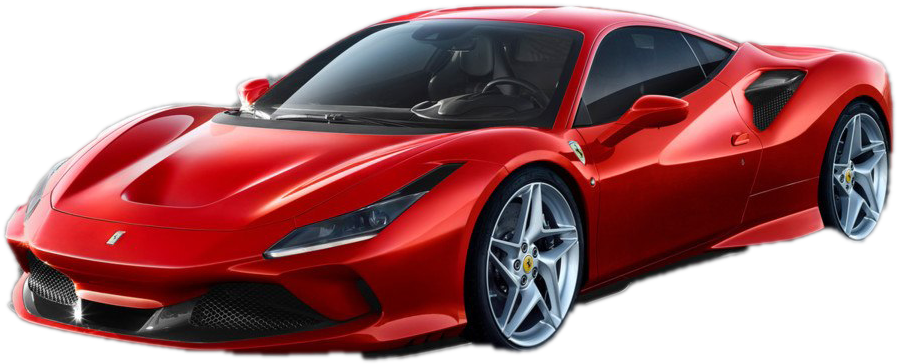 Красный суперкар Ferrari в профиль Обои