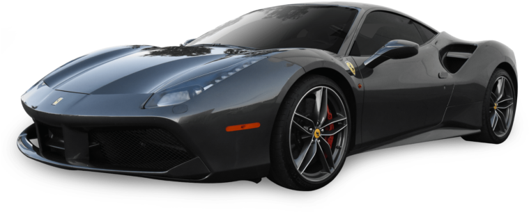Черный суперкар Ferrari Обои