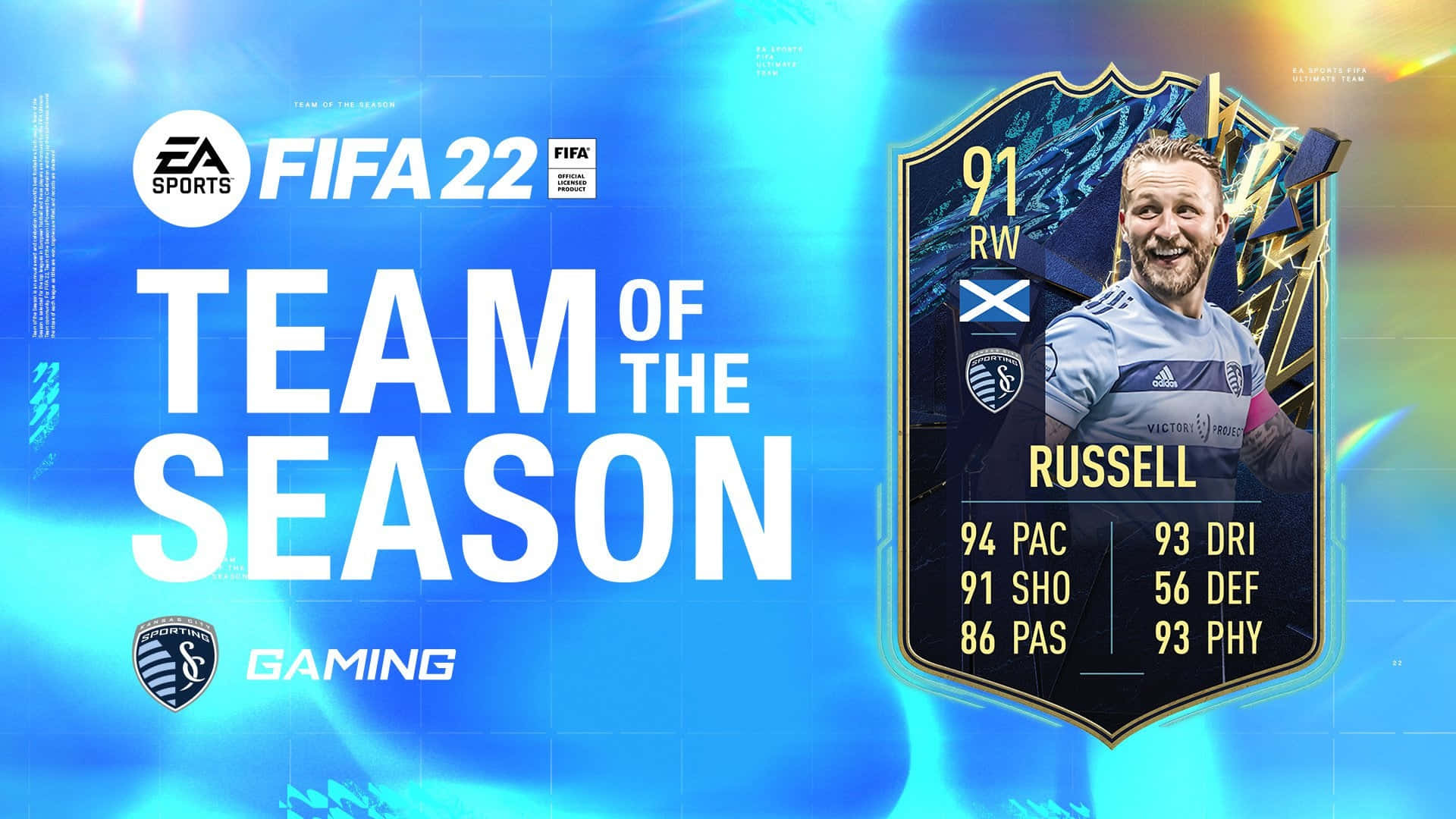 Джонни Расселл в FIFA 22 MLS Команда сезона Ultimate Team Обои