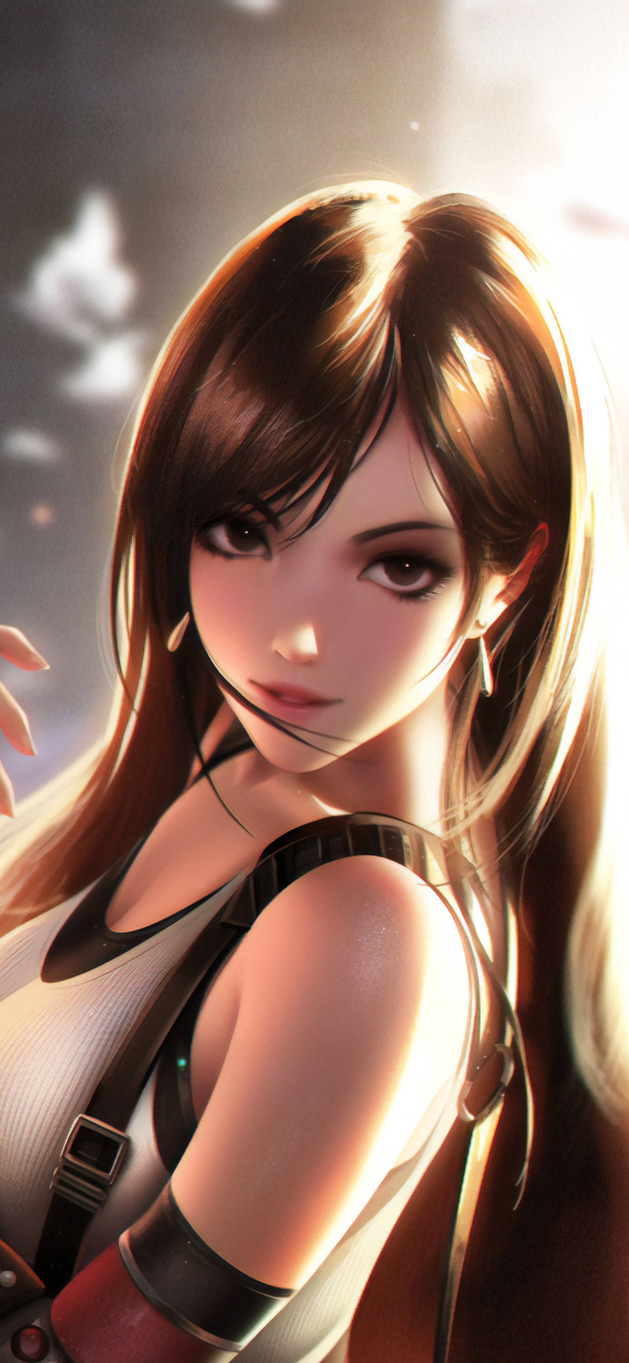 Final Fantasy iPhone Прекрасная Тифа Обои