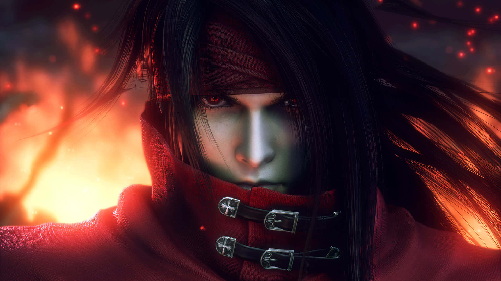 Красный гейминг Final Fantasy Обои