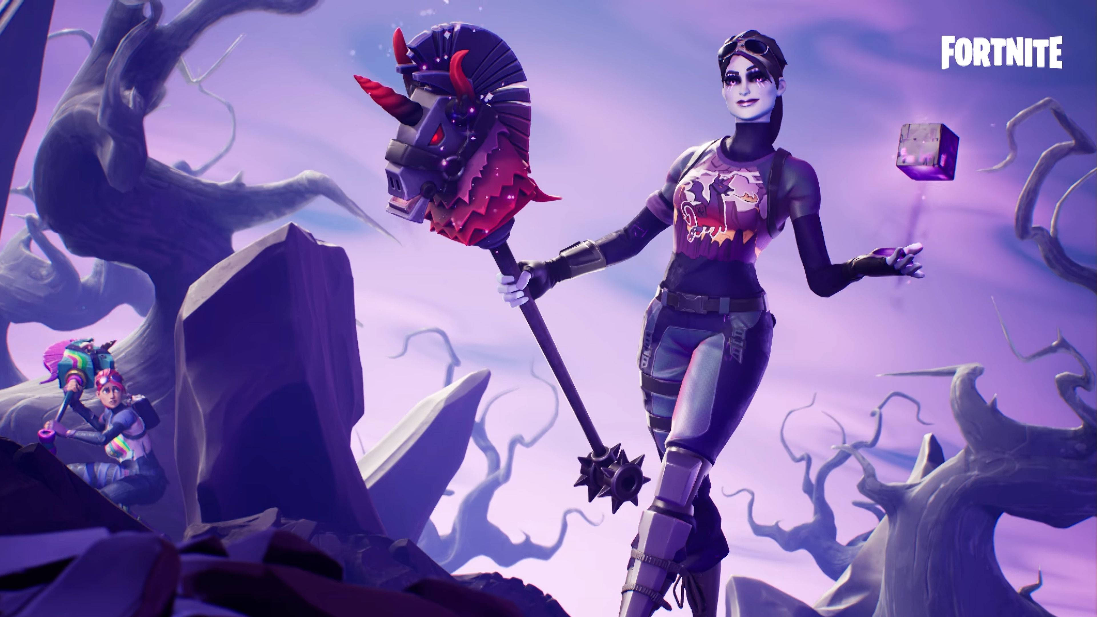 Крутой арт Fortnite: Тёмный Бомбер Обои
