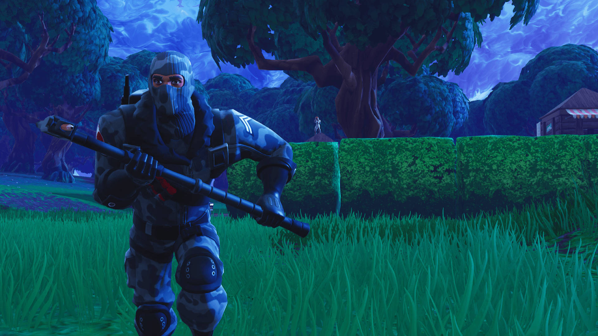 Взгляните на Хаос из Fortnite для захватывающего игрового опыта! Обои