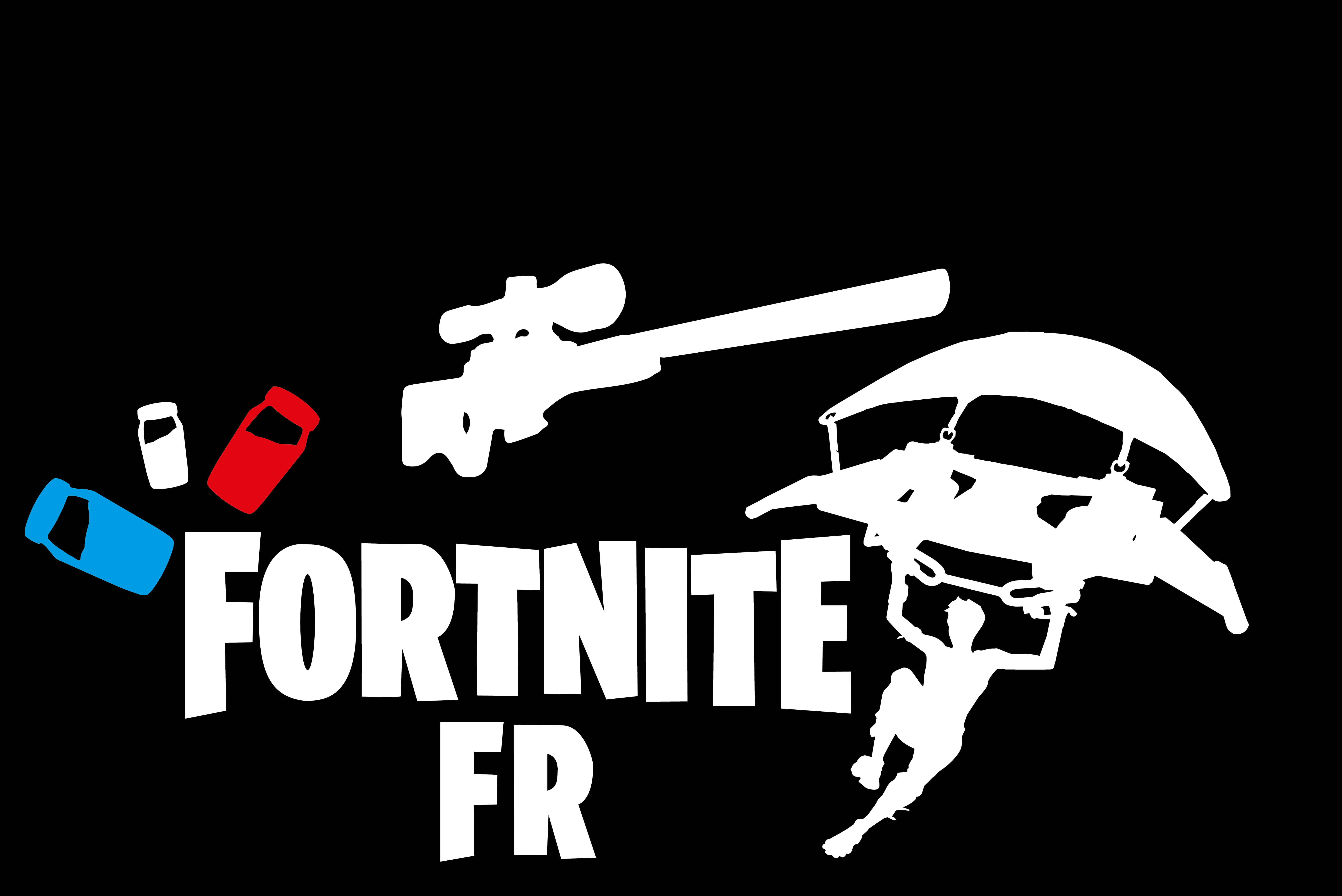 Логотип Fortnite F R и предметы Обои