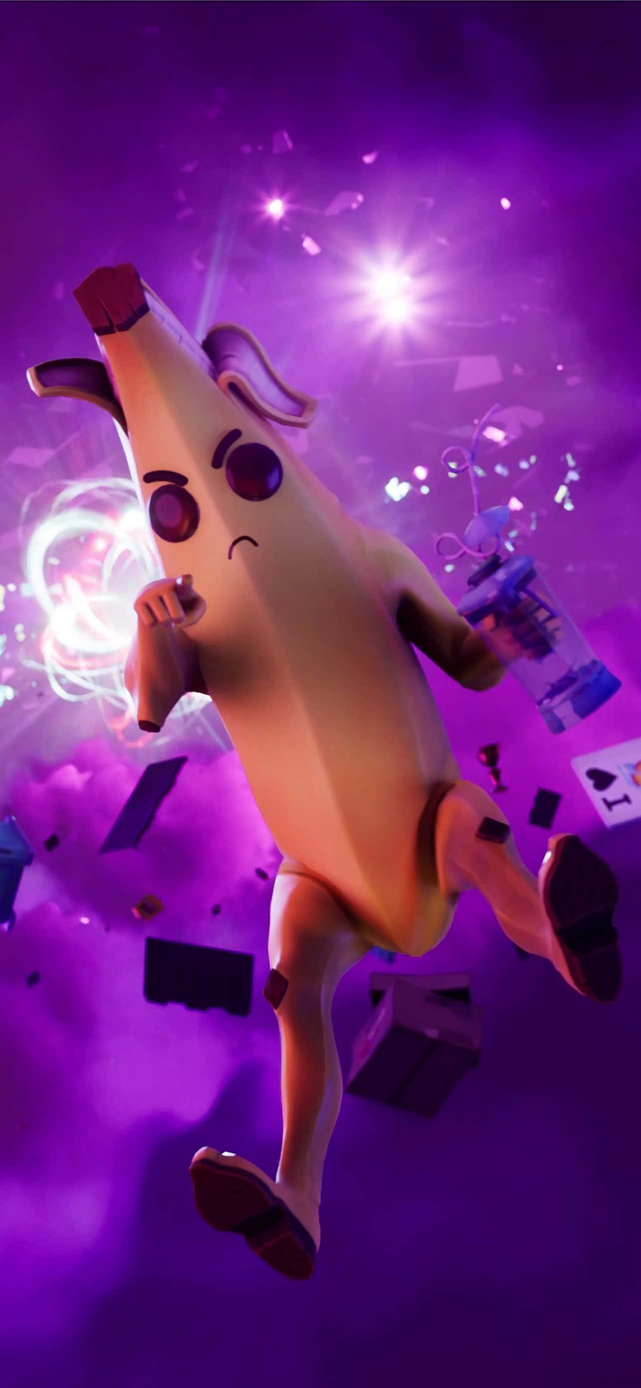 Банан Fortnite для iPhone Обои