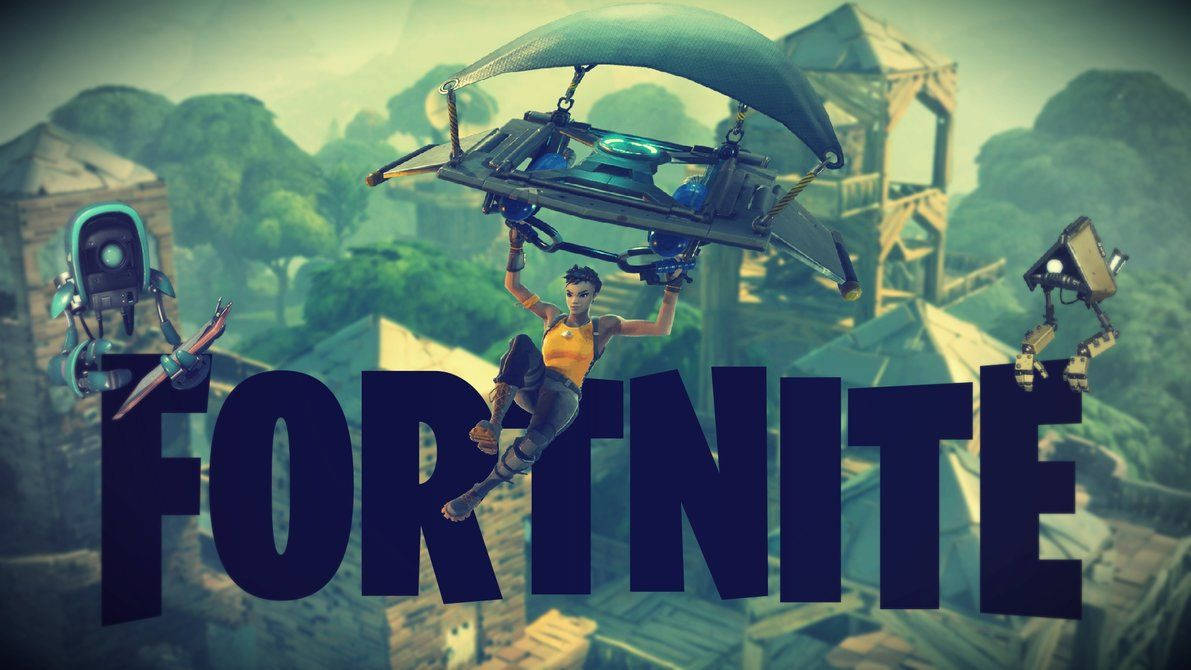 Почувствуйте азарт соревнования на мировой арене в Fortnite! Обои