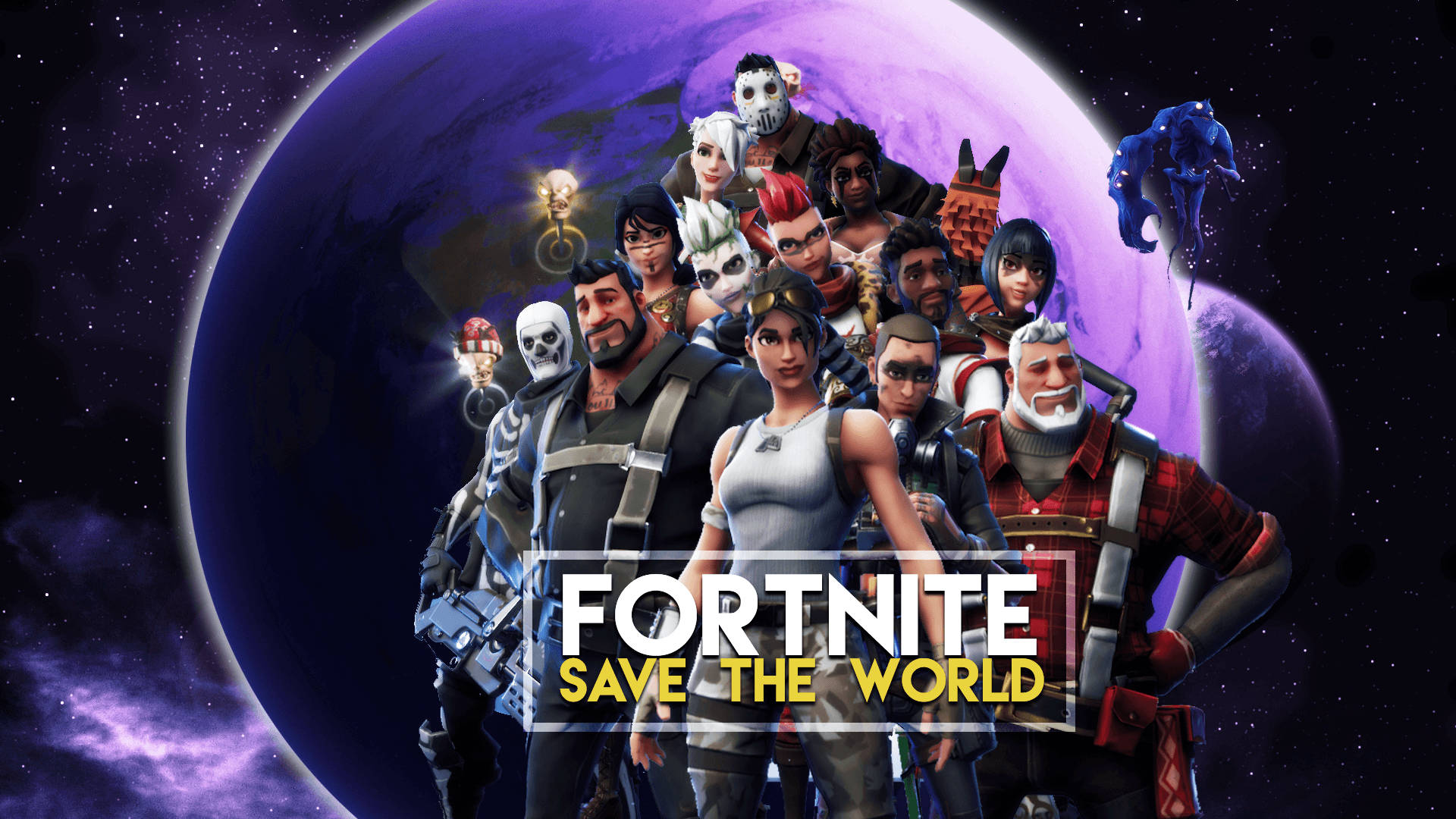 Спаси мир в Fortnite Обои