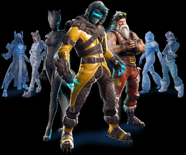 Демонстрация скинов персонажей Fortnite Обои