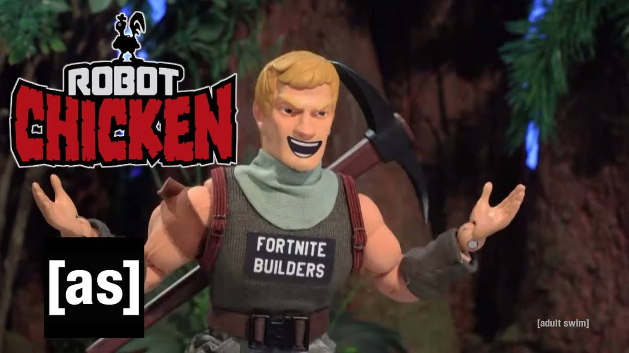 Пародия на Fortnite в Robot Chicken Обои