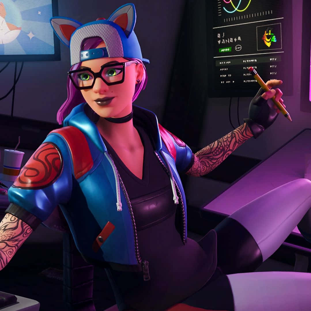 Линкс Fortnite без хвостика Обои