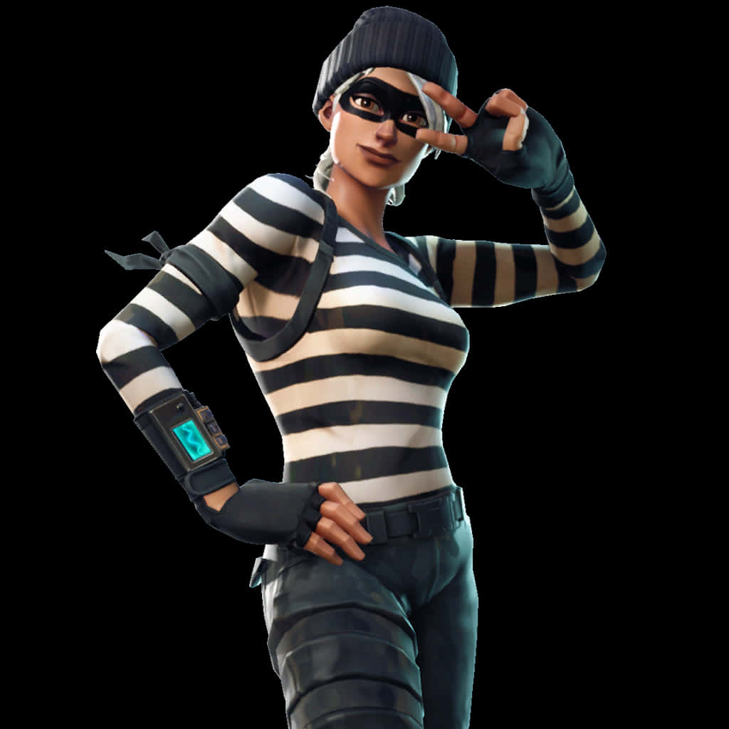 Салютующий персонаж Fortnite Обои